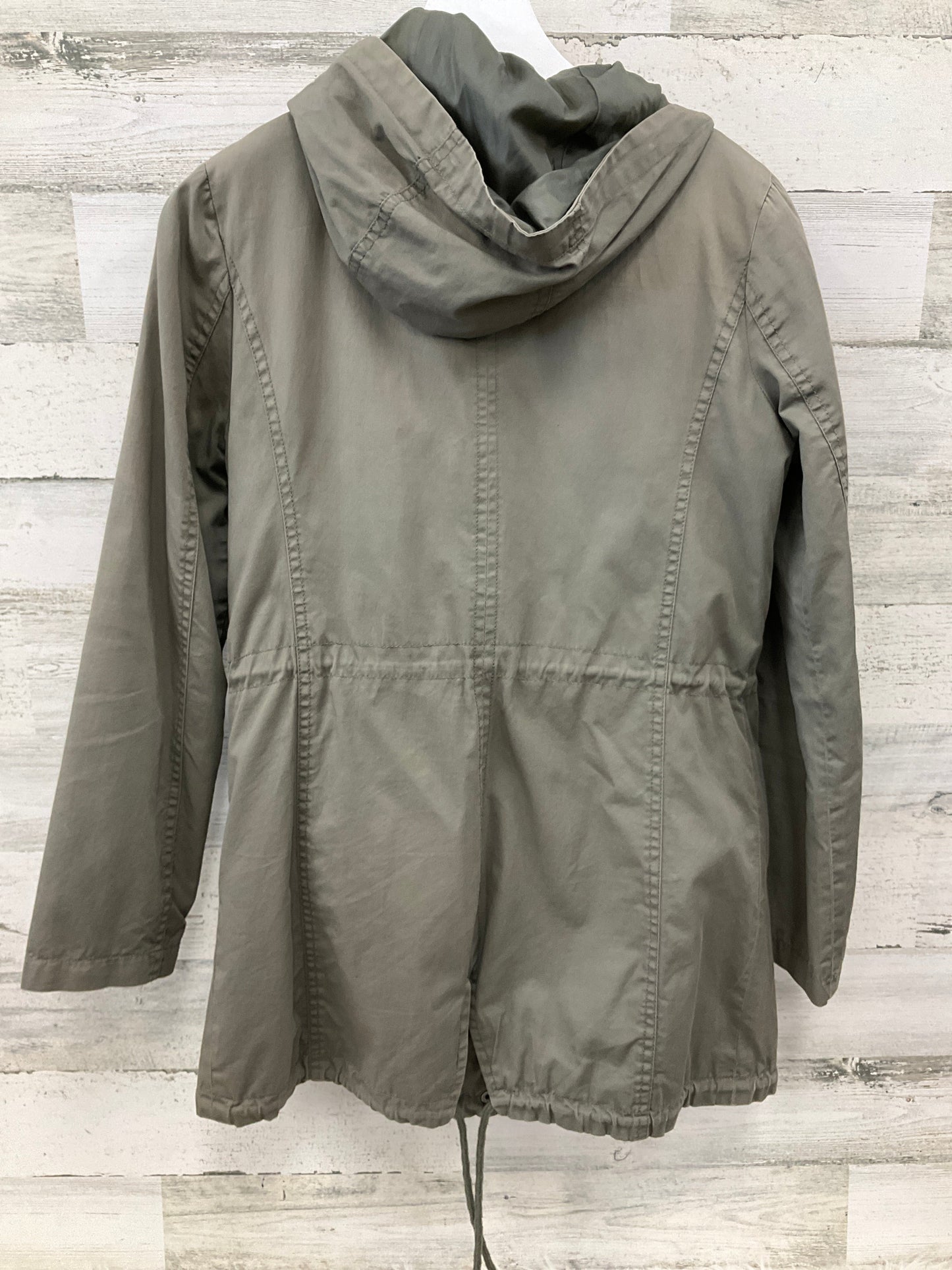Jacket Utility By Clothes Mentor In Green, Size: M