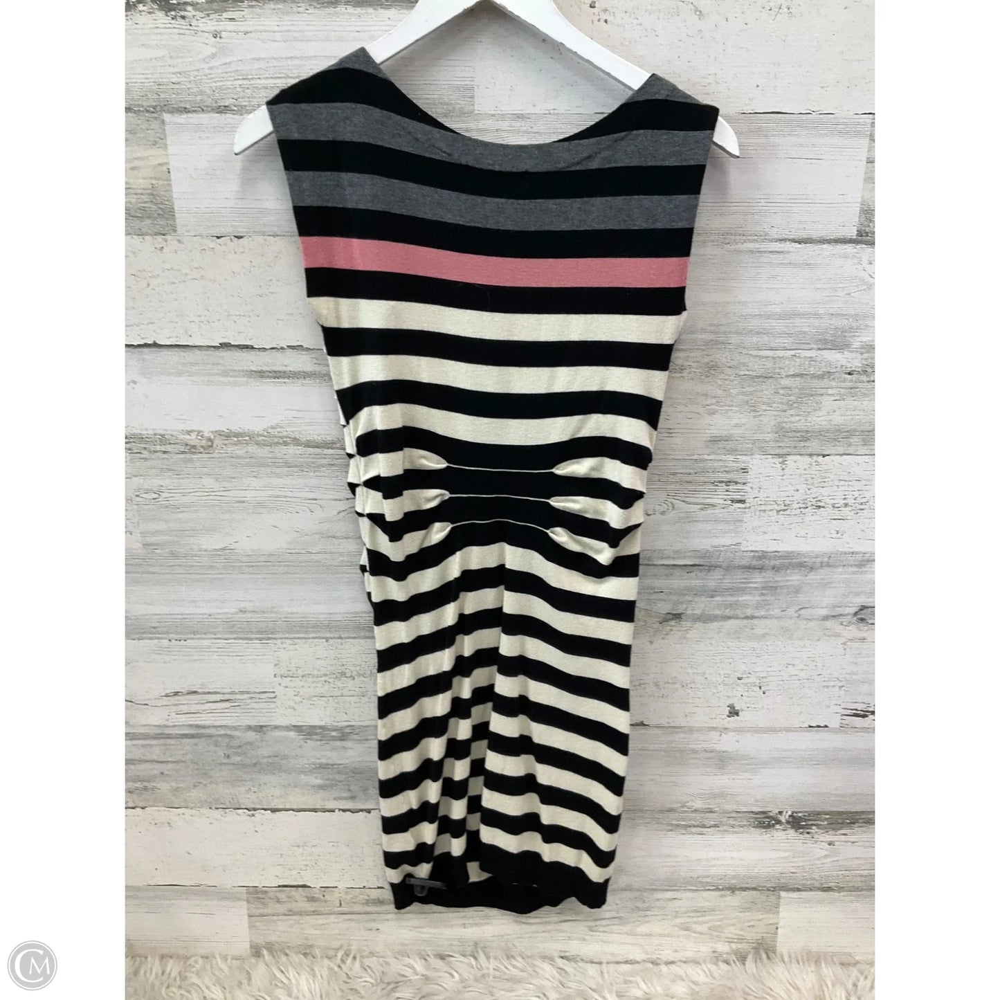 Dress Casual Short By Ted Baker In Black & Cream, Size: Xs