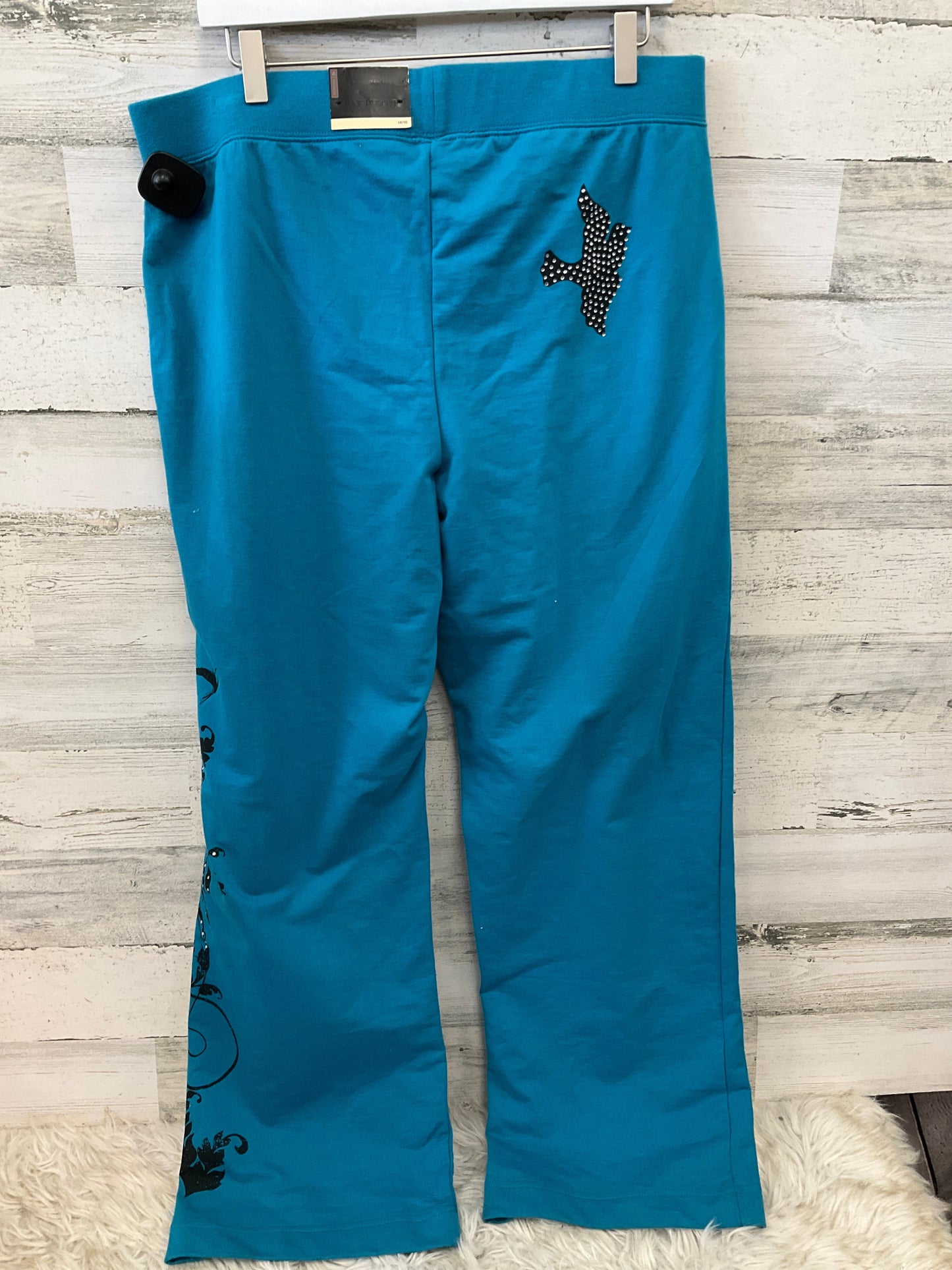 Pants Lounge By Lane Bryant In Teal, Size: Xl