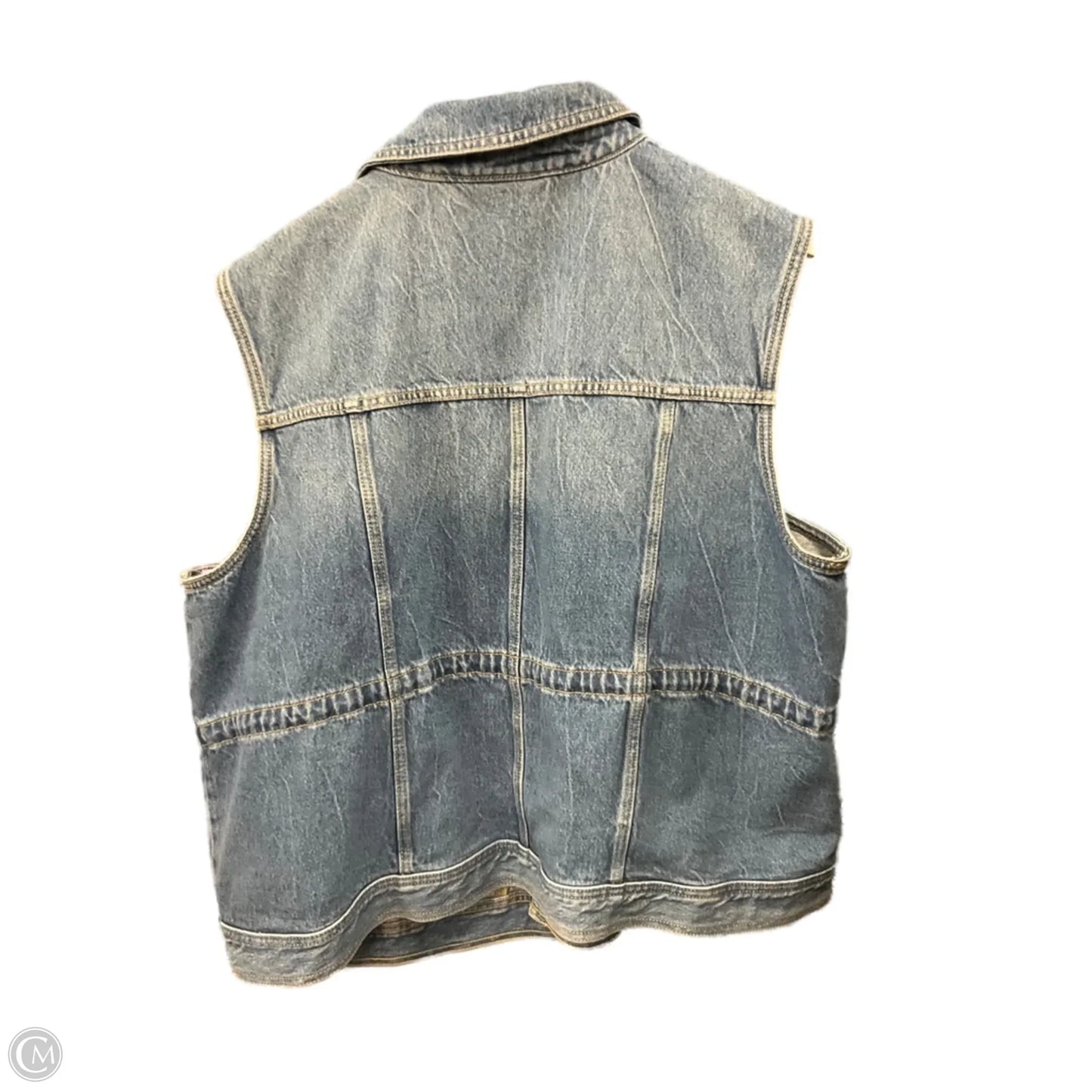 Vest Other By Lane Bryant In Blue Denim, Size: 3x