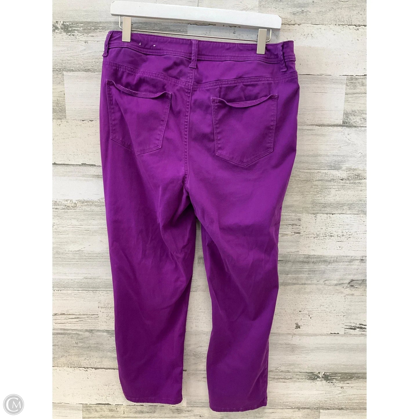 Pants Cropped By Chicos In Purple, Size: 8