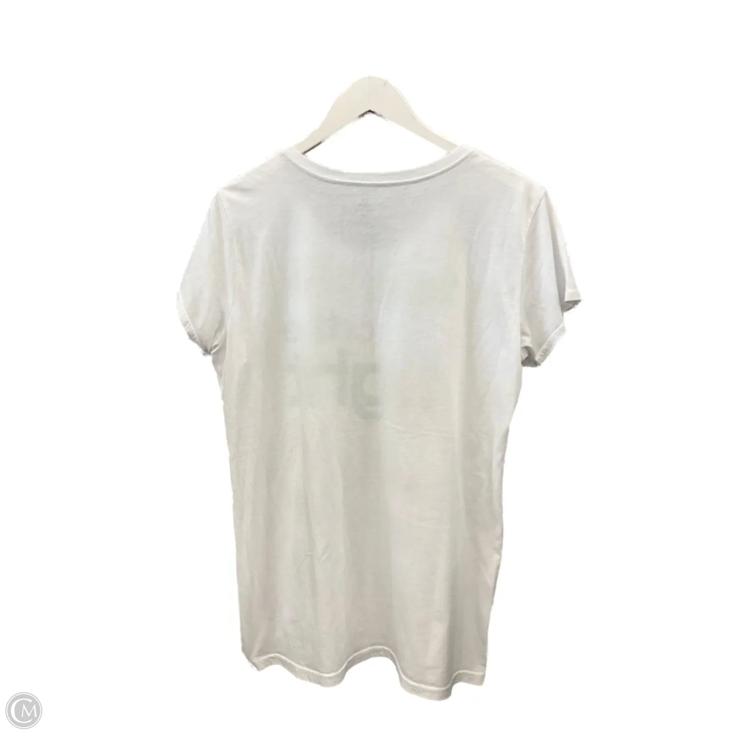 Athletic Top Short Sleeve By Adidas In White, Size: 2x