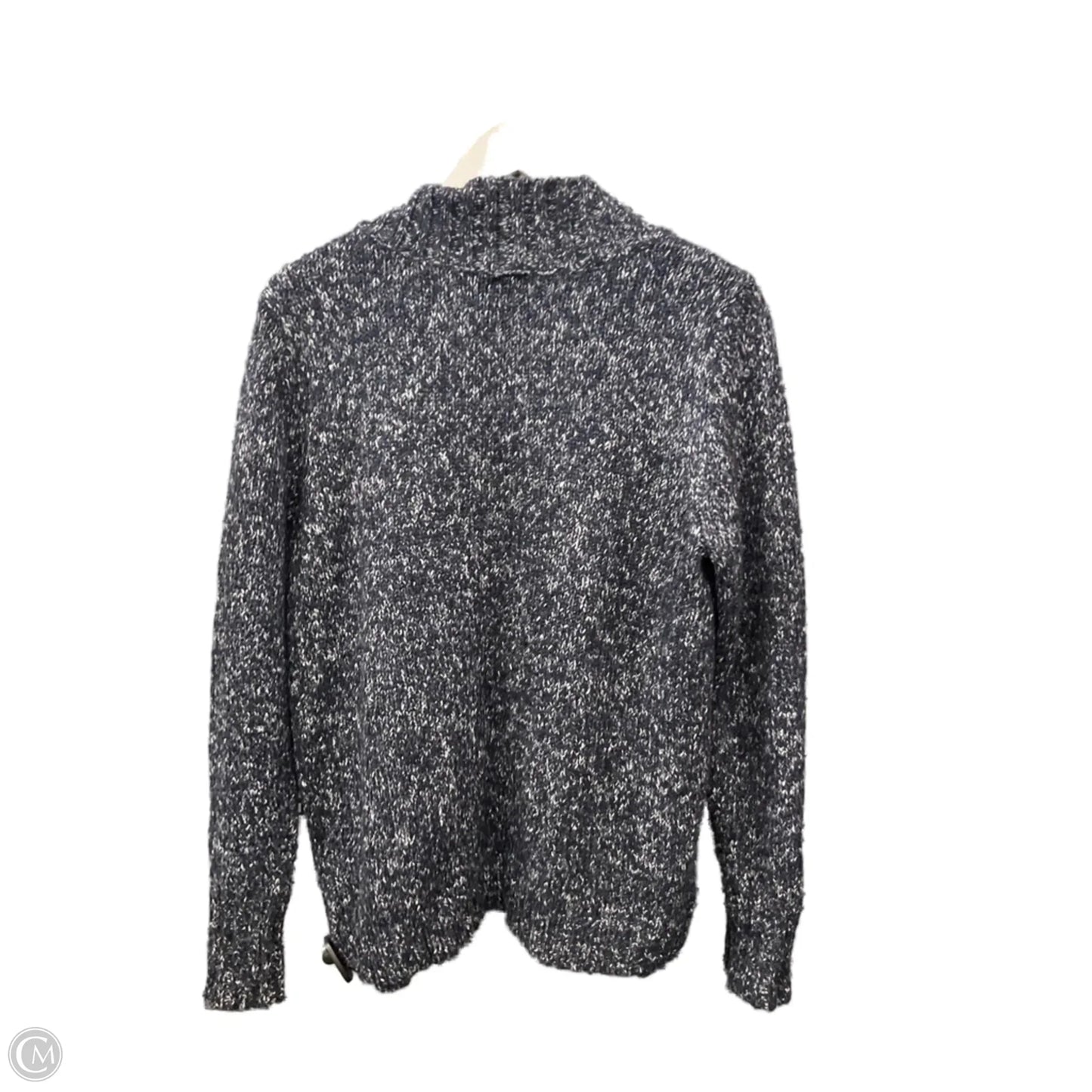 Sweater Cardigan By St Johns Bay In Blue, Size: L