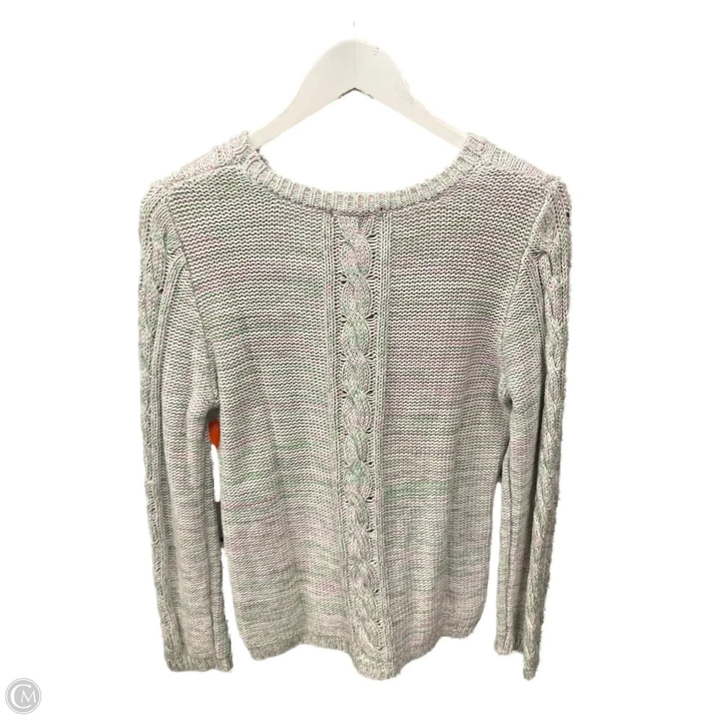 Sweater By H&m In Green & Pink, Size: M