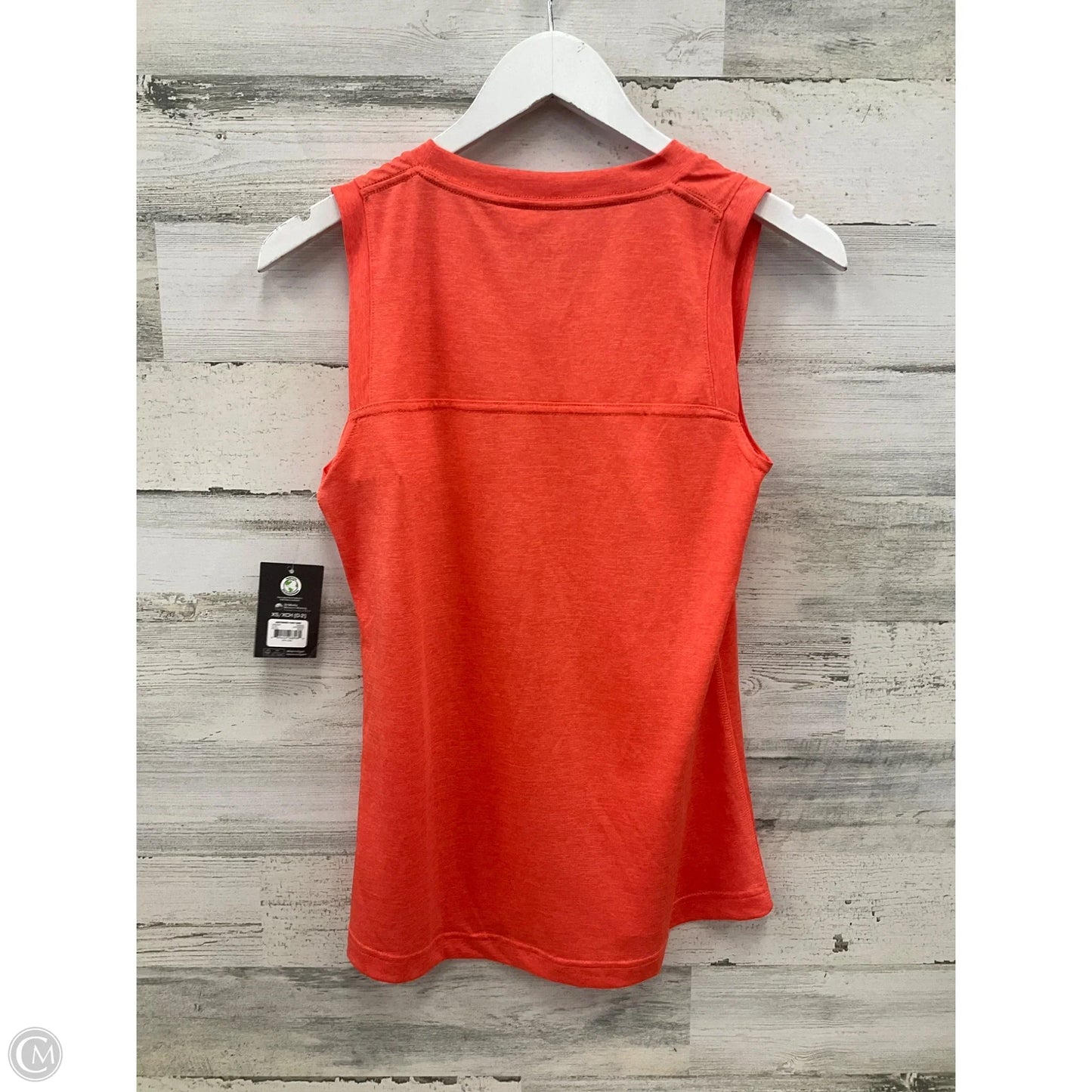 Athletic Tank Top By Athletic Works In Orange, Size: Xs
