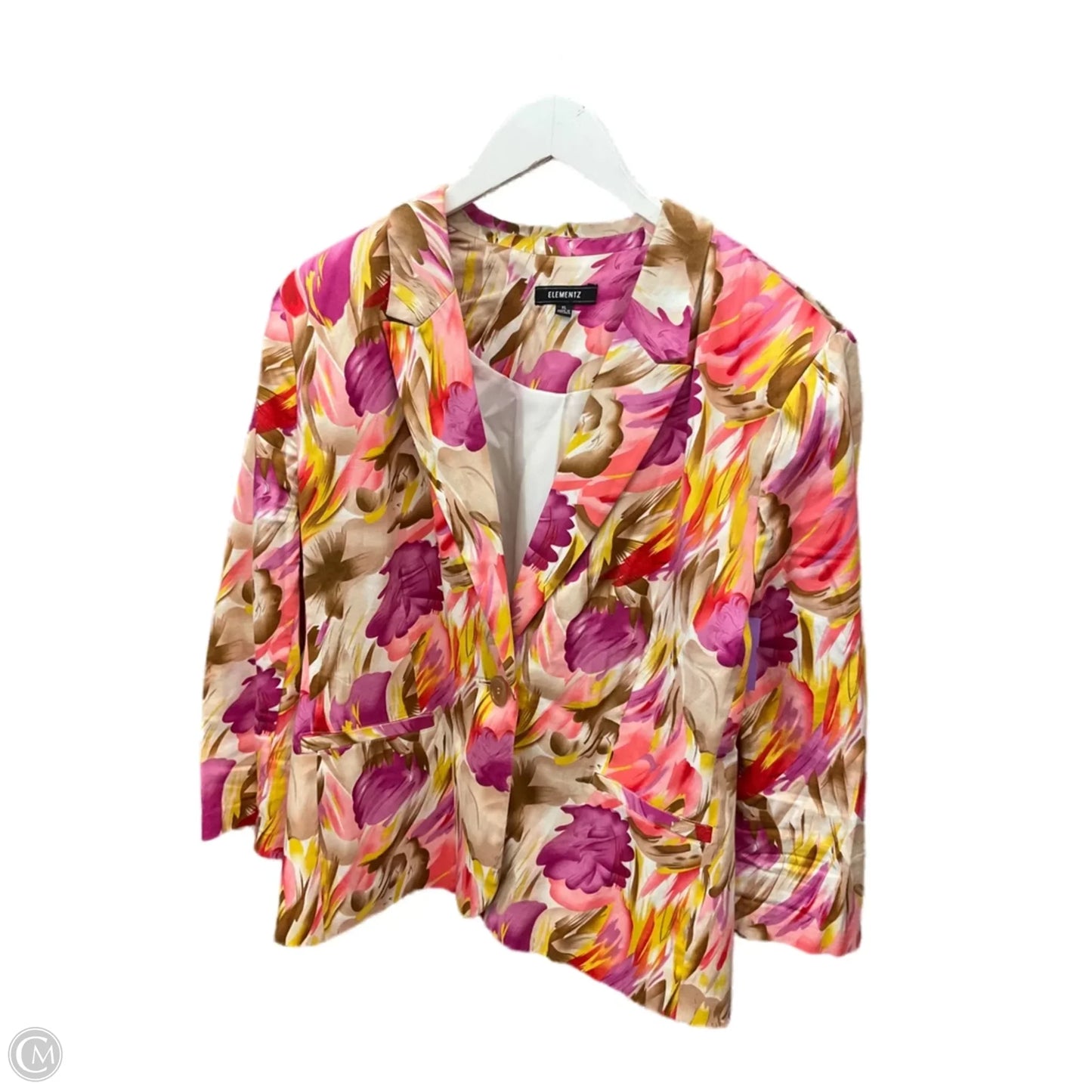 Blazer By Elementz In Multi-colored, Size: Xl
