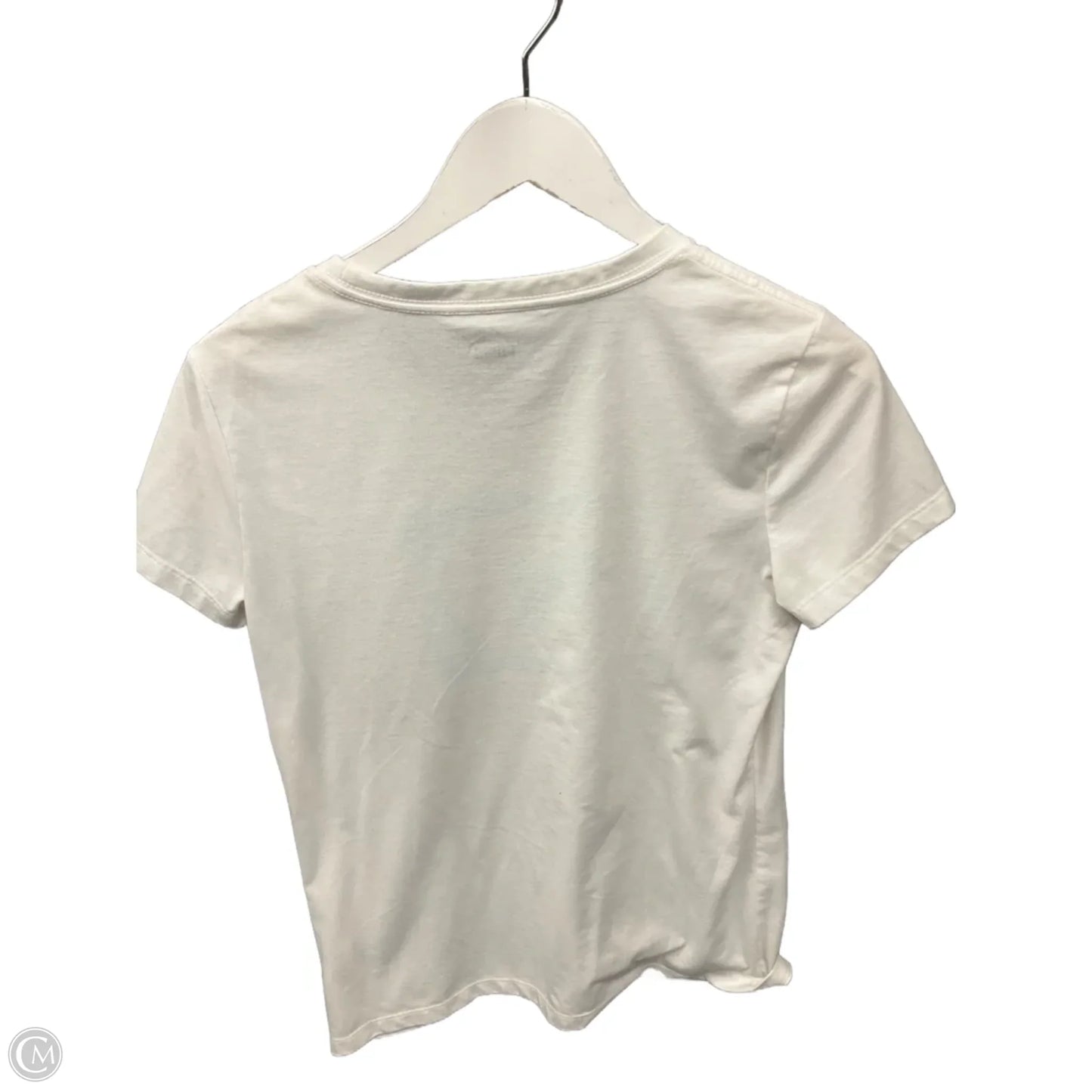 Athletic Top Short Sleeve By Puma In White, Size: S