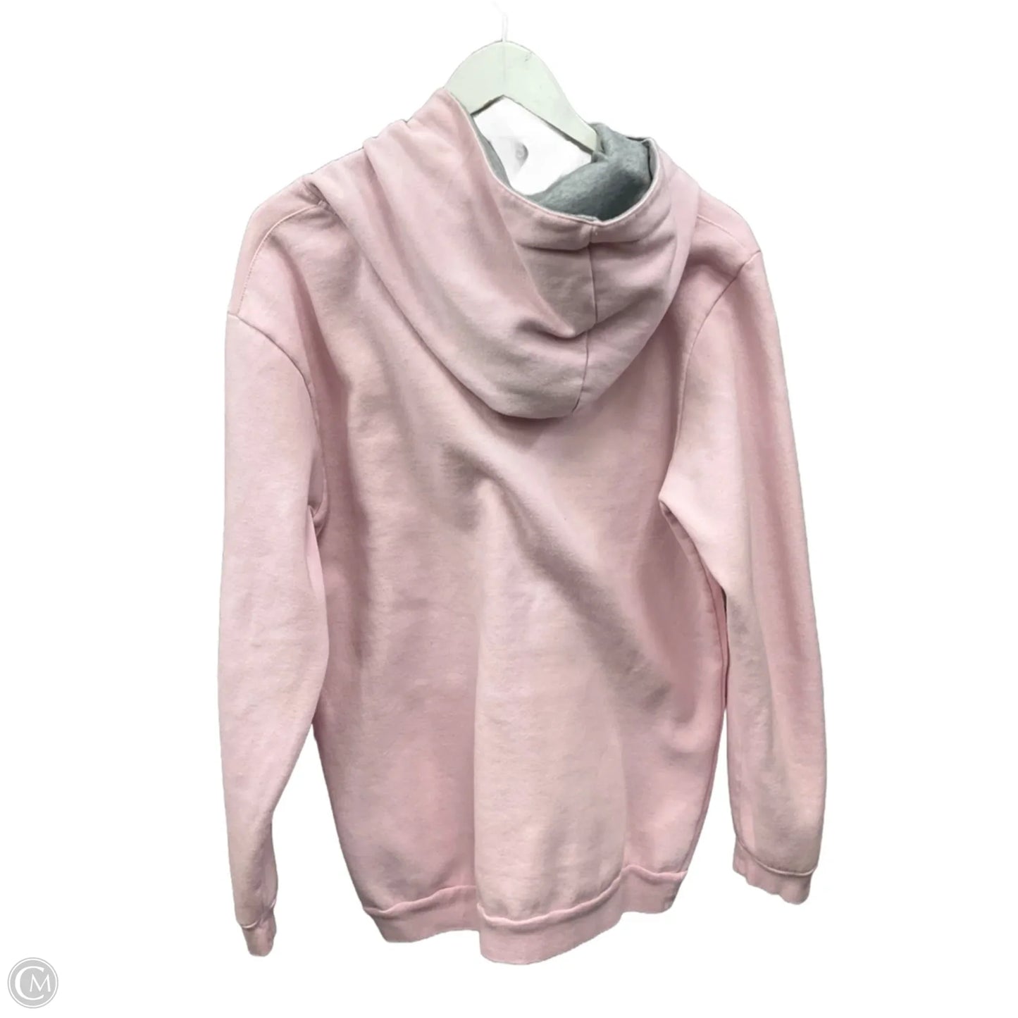 Sweatshirt Hoodie By Champion In Pink, Size: L