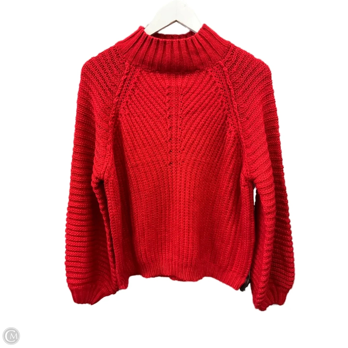 Sweater By Clothes Mentor In Red, Size: L