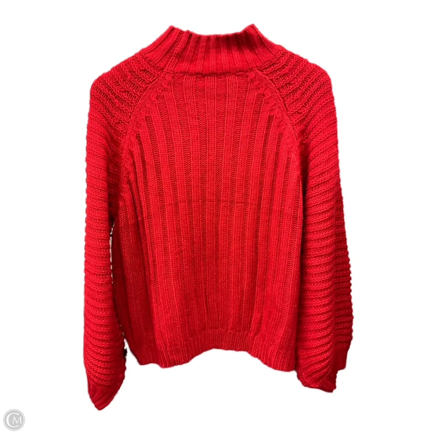 Sweater By Clothes Mentor In Red, Size: L