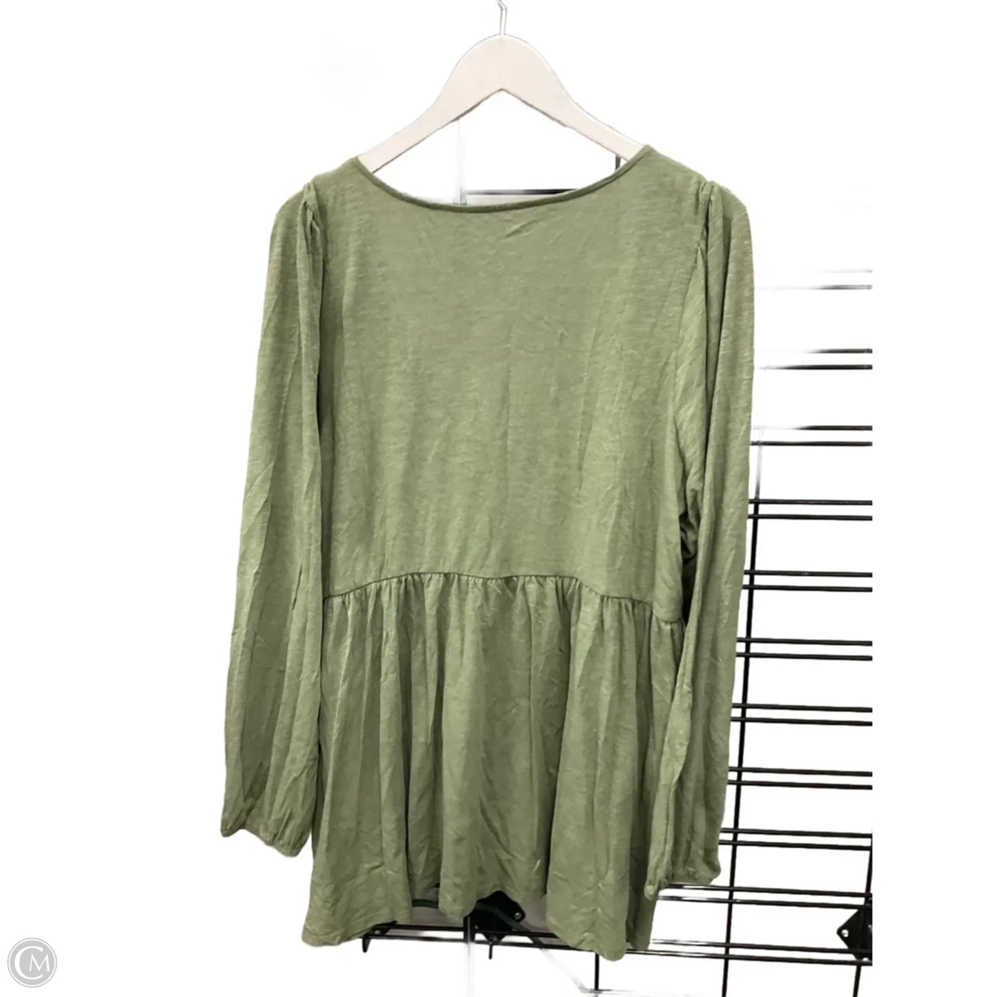 Top Long Sleeve By Torrid In Green, Size: 2x