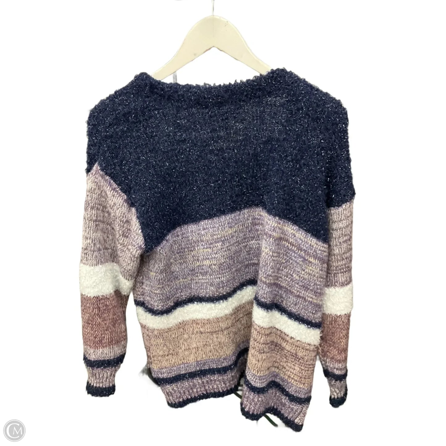 Sweater Cardigan By Lane Bryant In Blue & Purple, Size: Xl