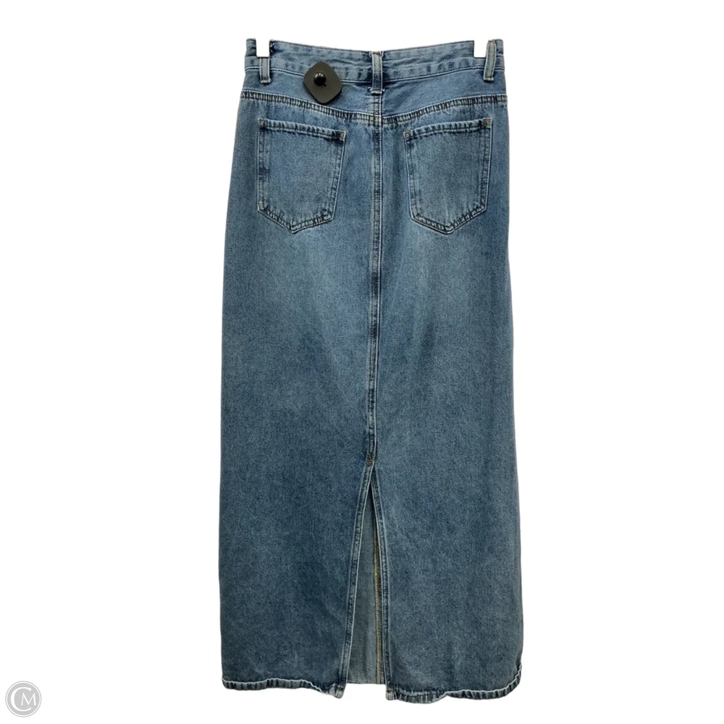 Skirt Maxi By Shein In Blue Denim, Size: 4