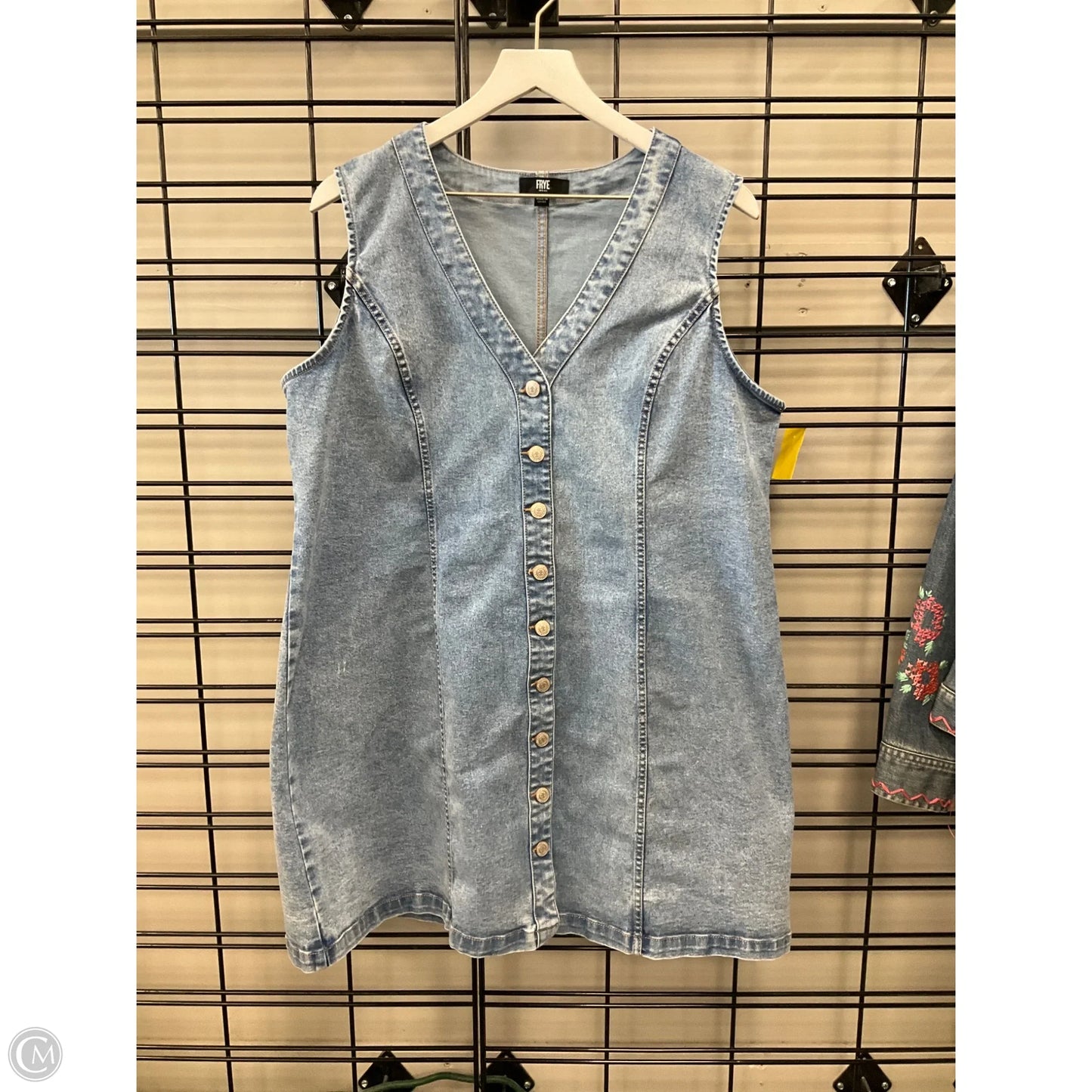 Dress Designer By Frye In Blue Denim, Size: Xl