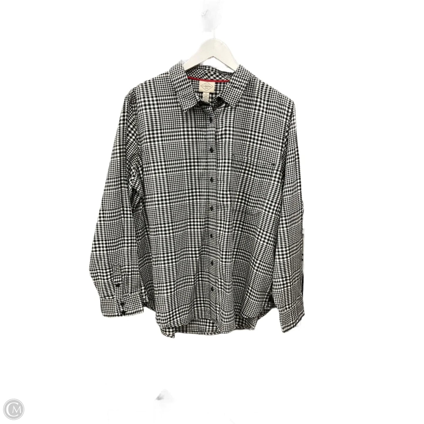 Top Long Sleeve By St Johns Bay In Black, Size: Xl