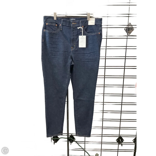 Jeans Straight By J. Crew In Blue Denim, Size: 14p