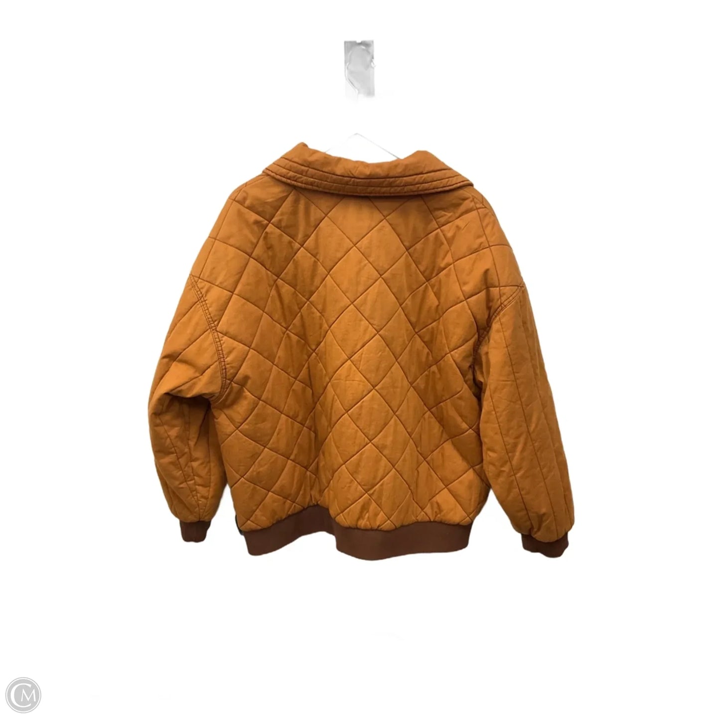 Jacket Puffer & Quilted By Wild Fable In Orange, Size: Xxl