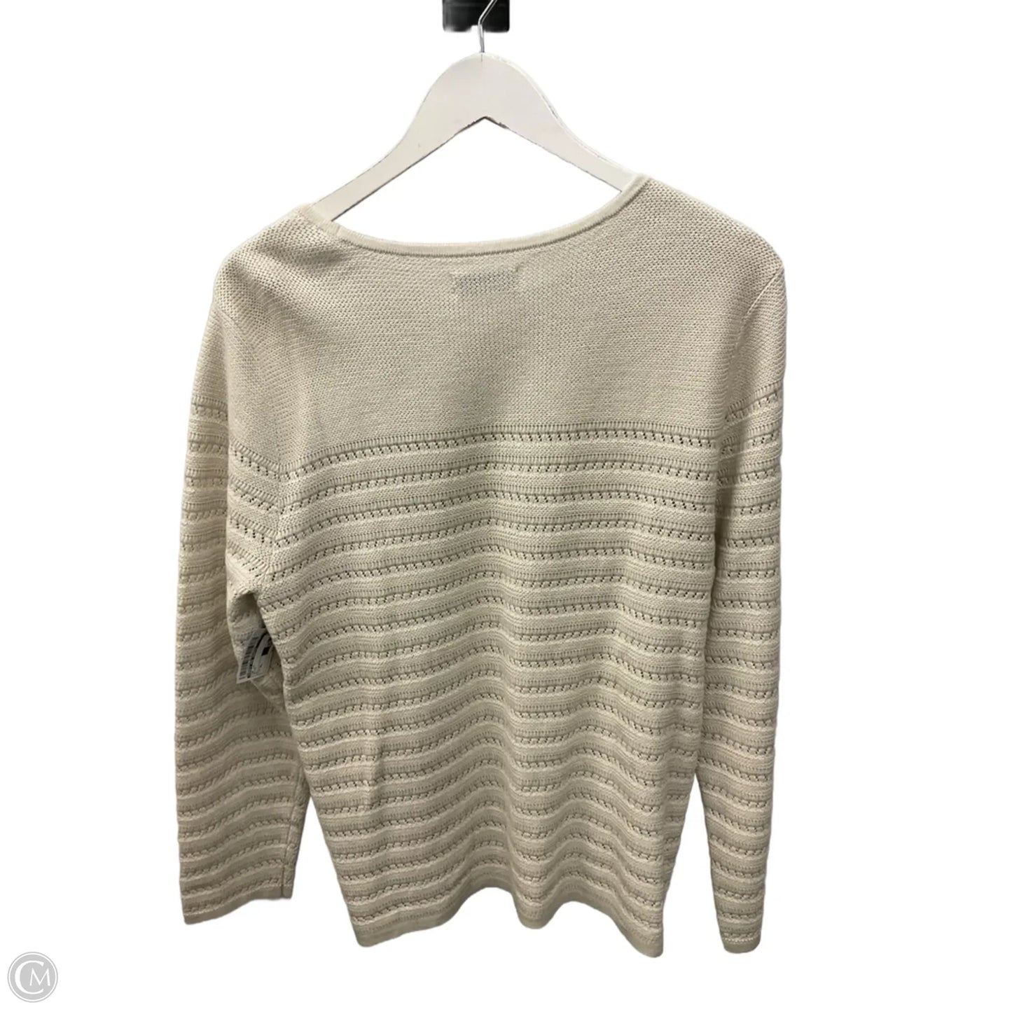 Top Long Sleeve By Croft And Barrow In Beige, Size: Xl