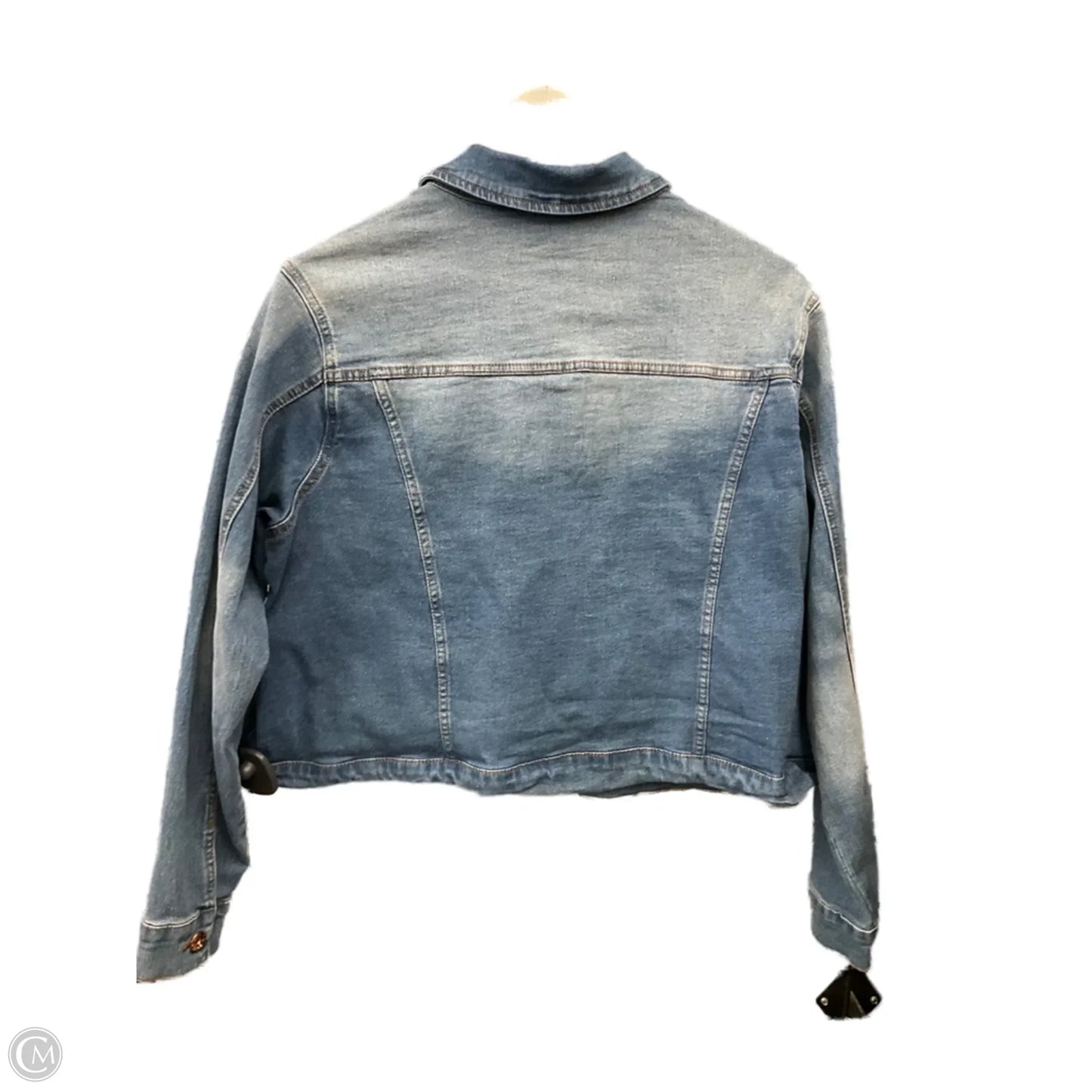 Jacket Denim By Clothes Mentor In Blue Denim, Size: 2x