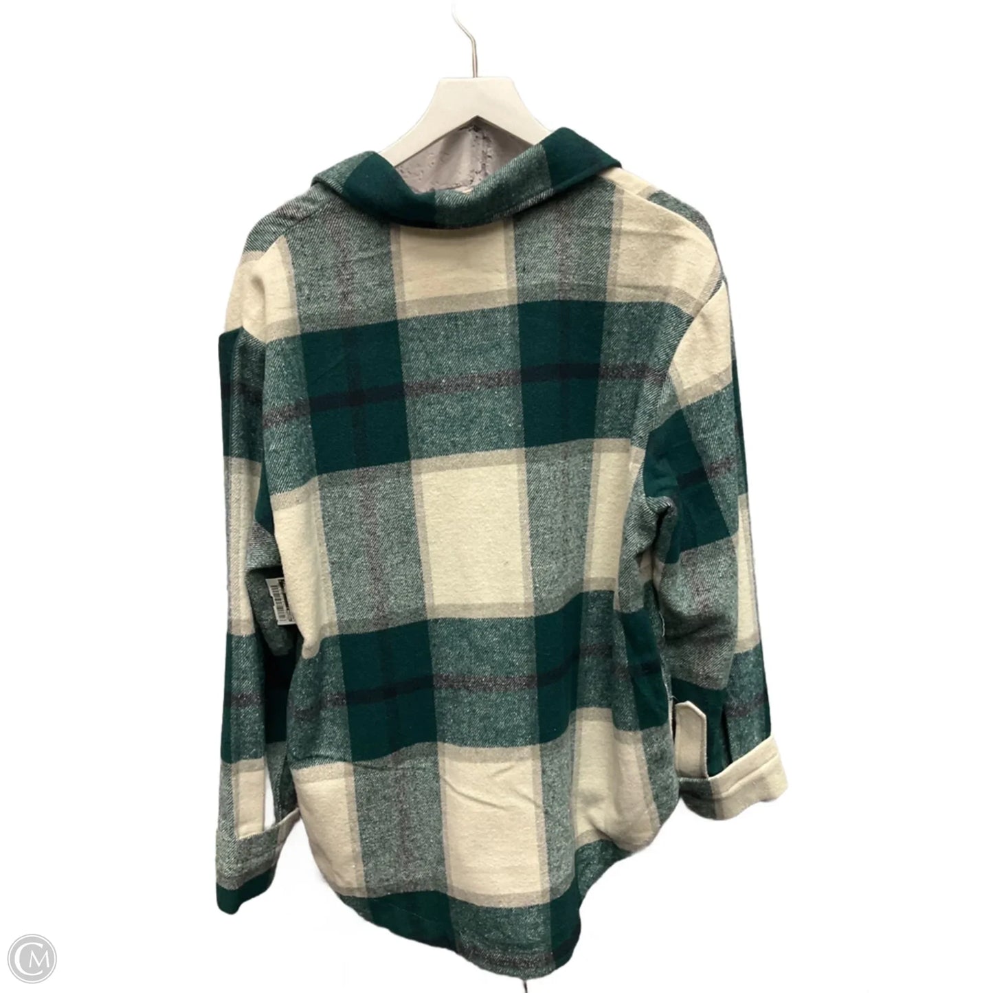 Jacket Shirt By Reborn J In Green, Size: L