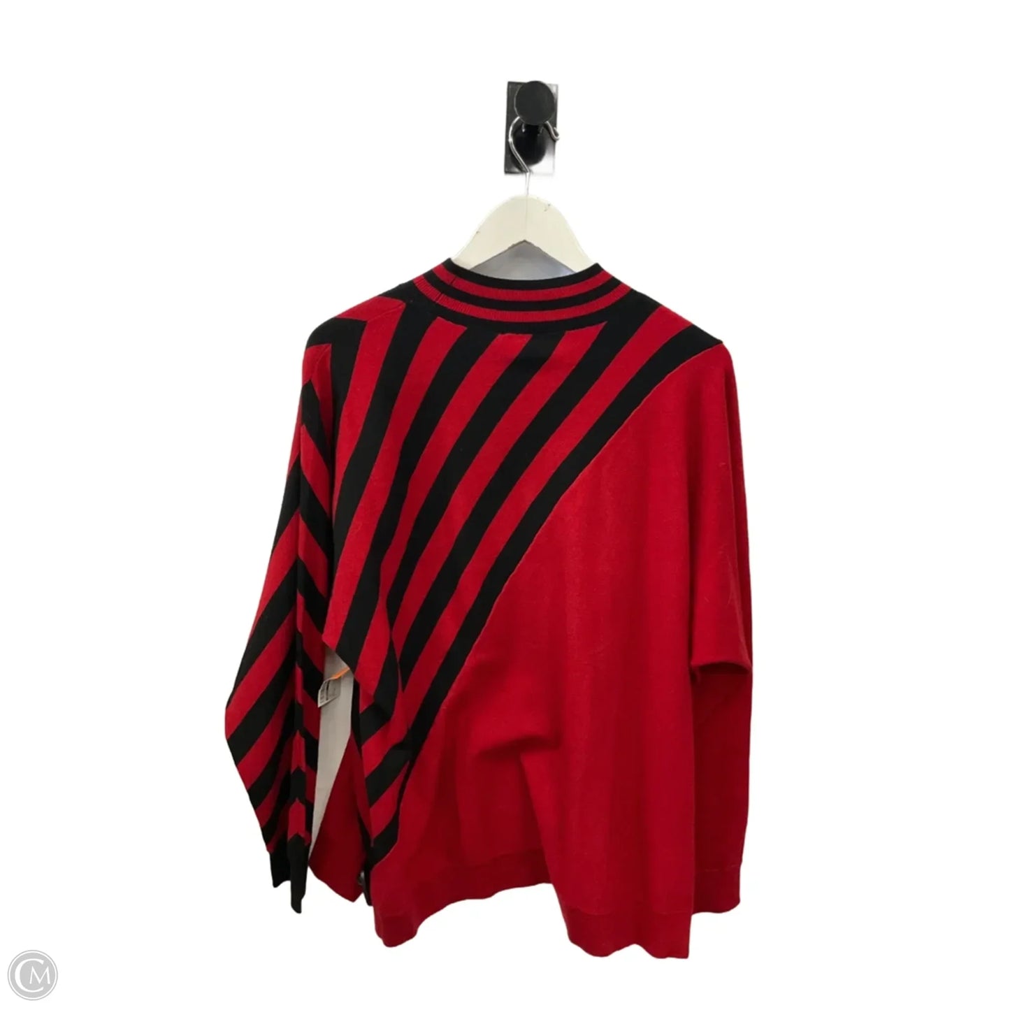 Top Long Sleeve By Chicos In Red, Size: Xl