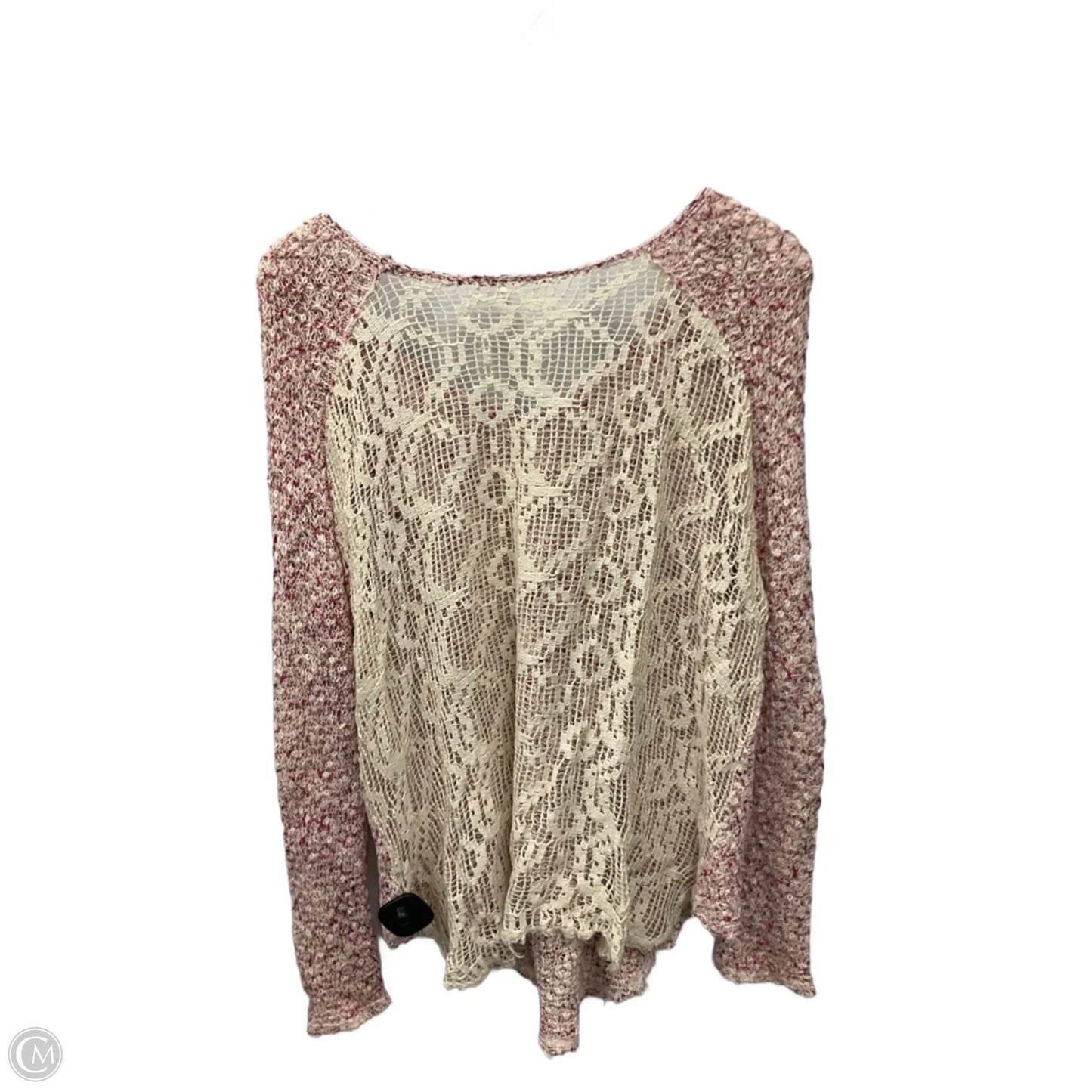 Top Long Sleeve By Free People In Pink, Size: Sp