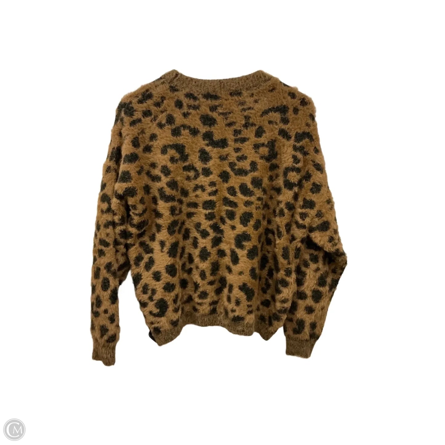 Sweater By Lucca Couture In Animal Print, Size: M