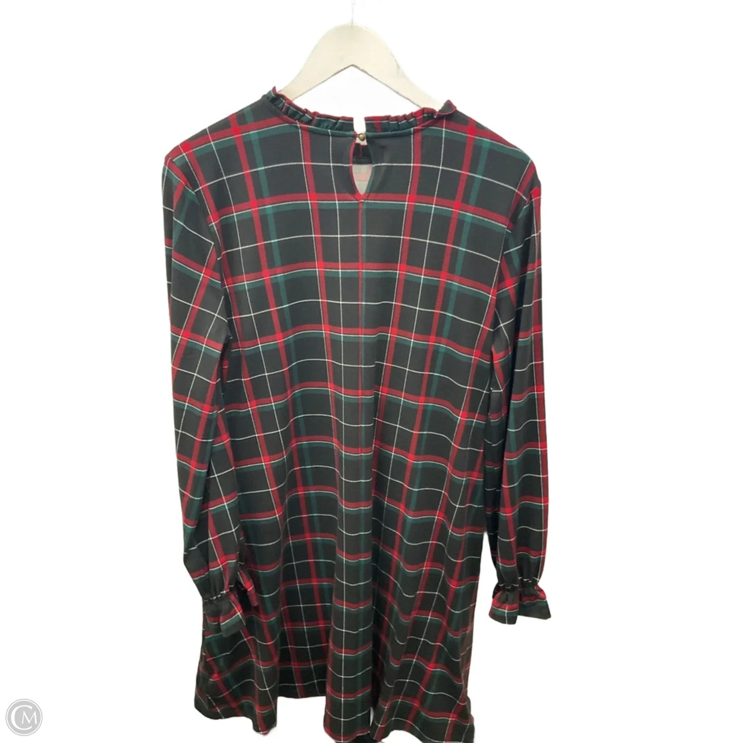 Dress Casual Short By Maurices In Plaid Pattern, Size: L