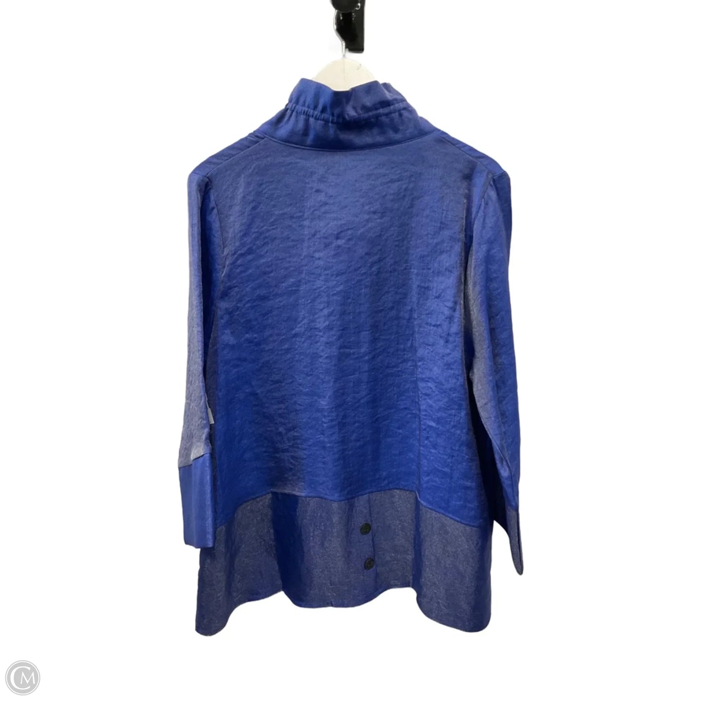 Top 3/4 Sleeve By Clothes Mentor In Blue, Size: Xl