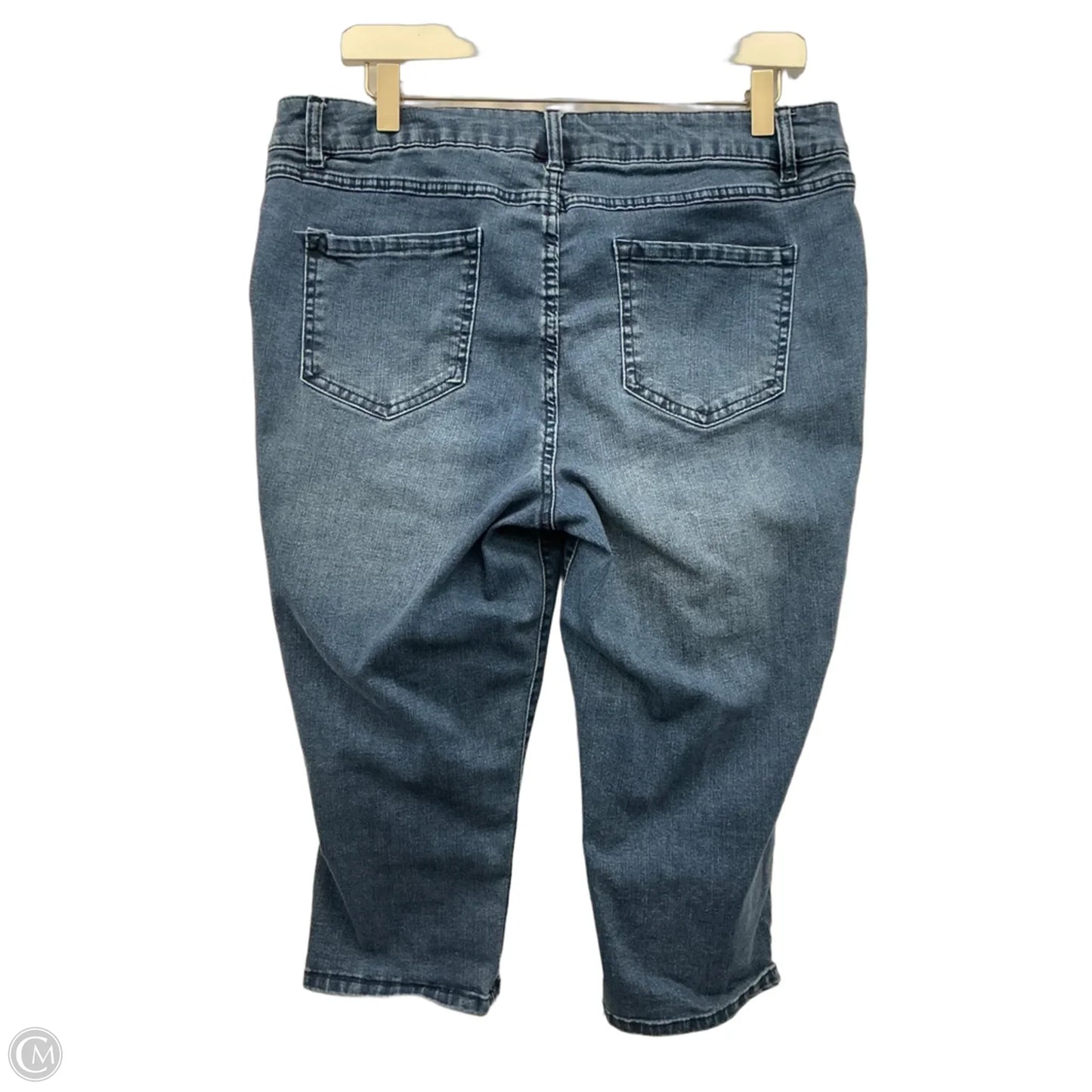 Capris By D Jeans In Blue Denim, Size: 14
