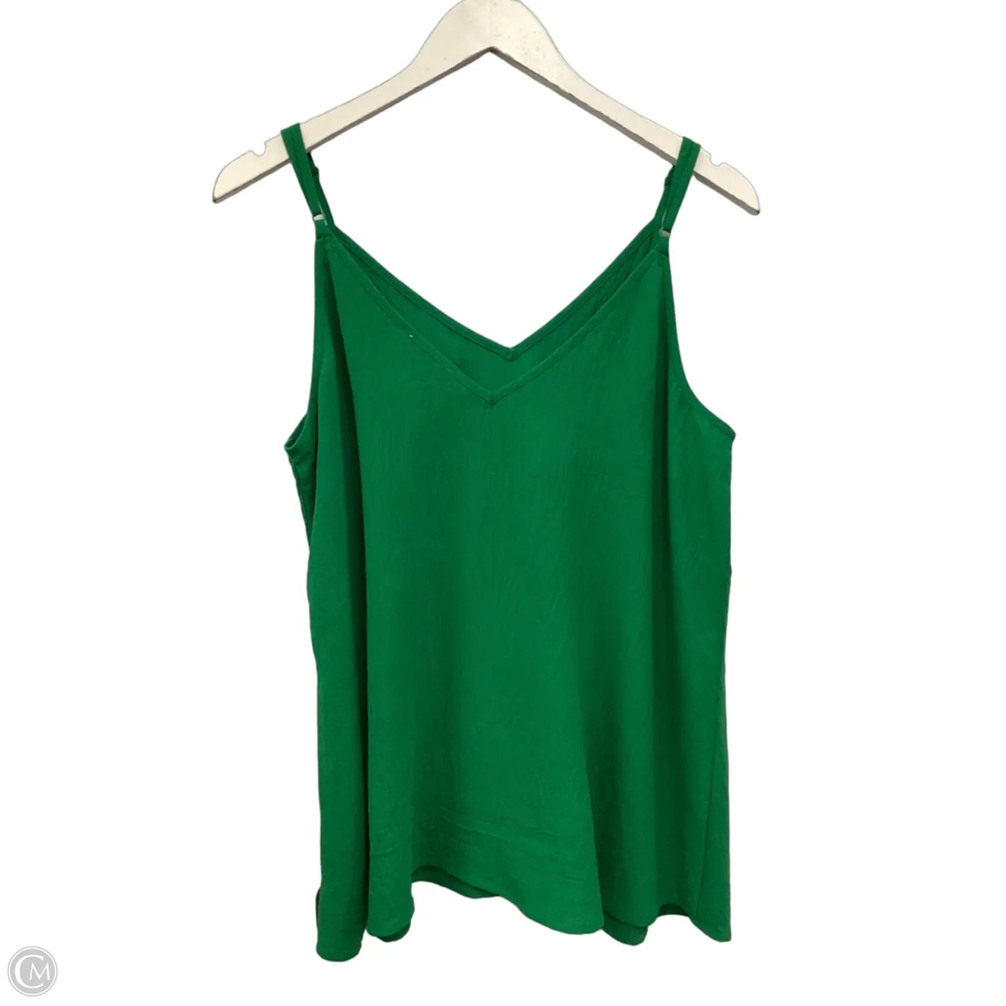 Top Sleeveless By Oddi In Green, Size: L