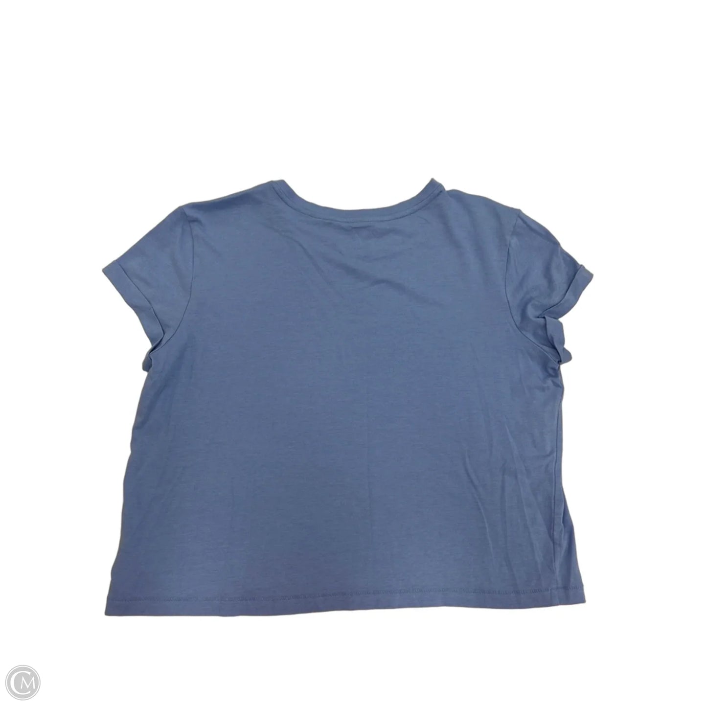 Top Short Sleeve Basic By Sundry In Blue, Size: L