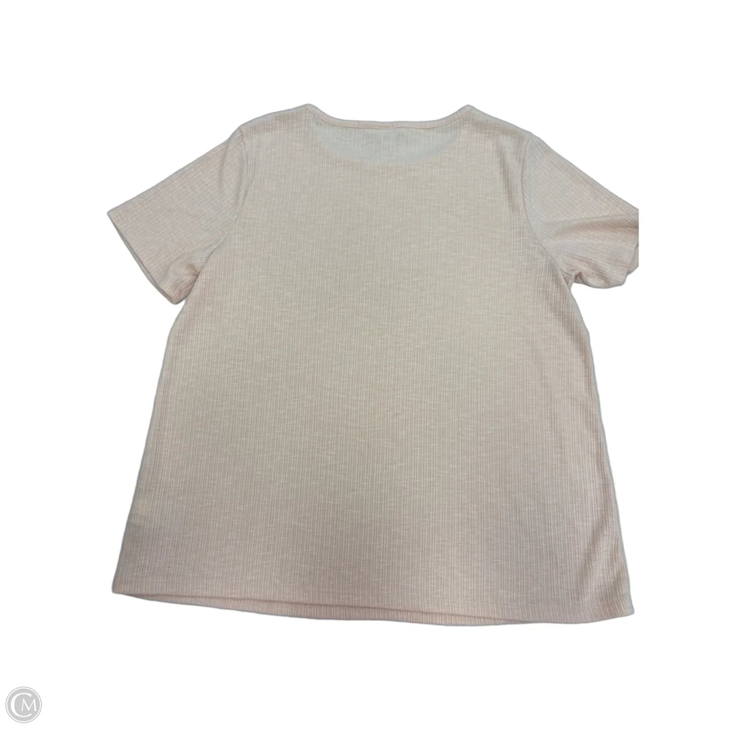 Top Short Sleeve By Old Navy In Peach, Size: M