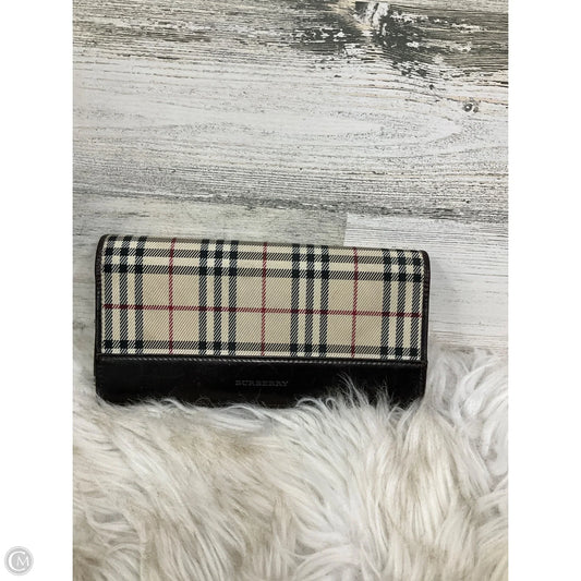 Wallet By Burberry, Size: Medium