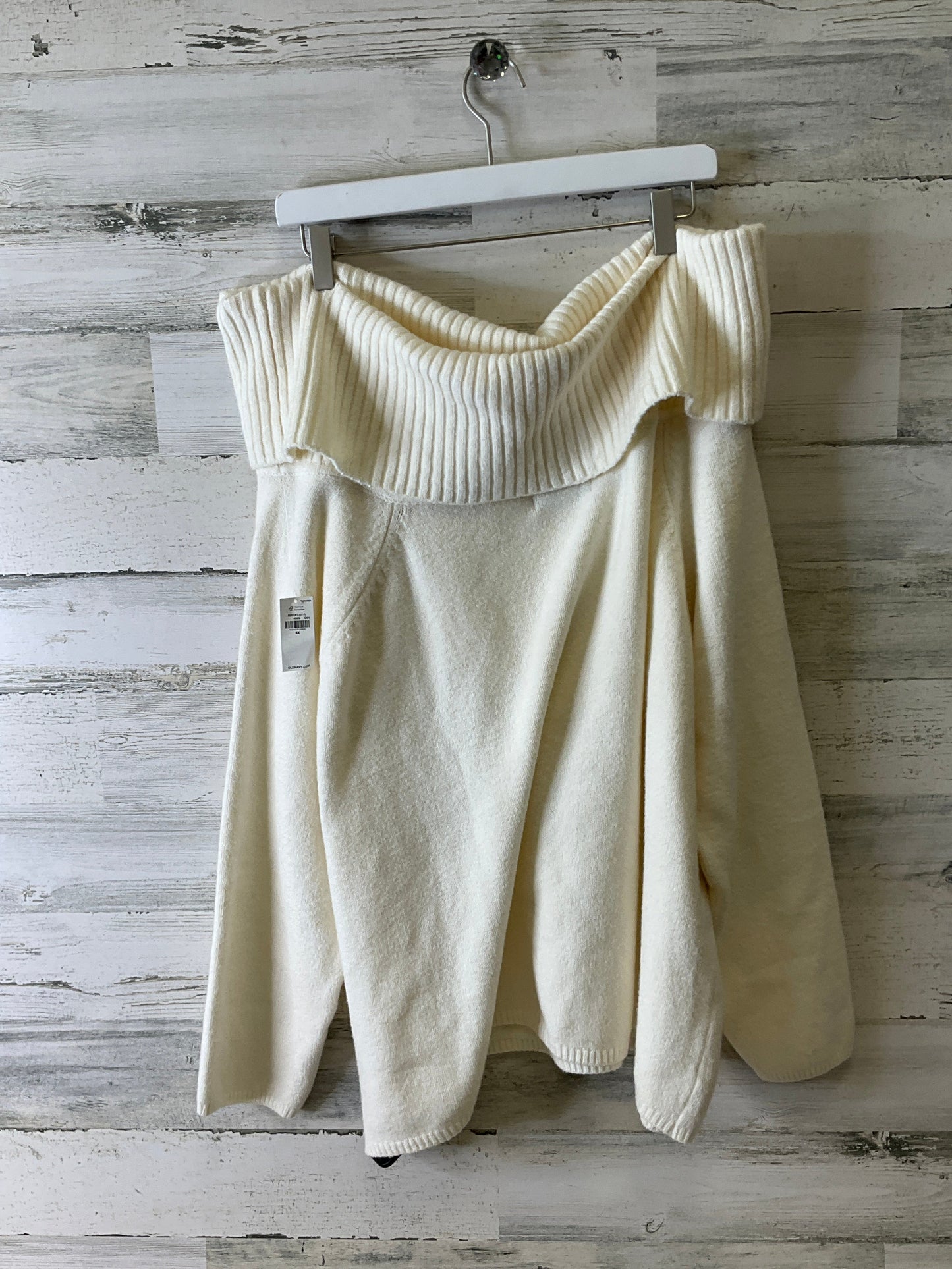 Sweater By Old Navy In Cream, Size: 4x