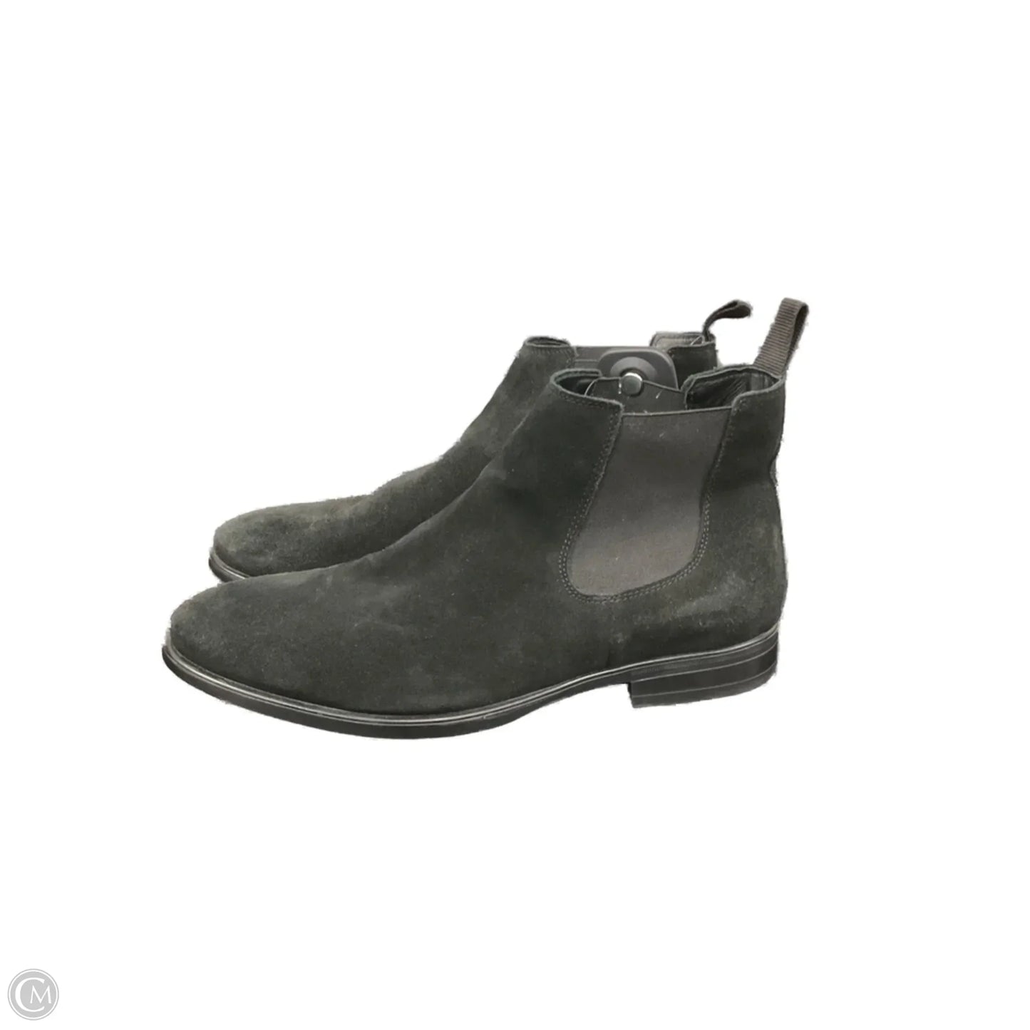 Boots Ankle Flats By H&m In Black, Size: 12