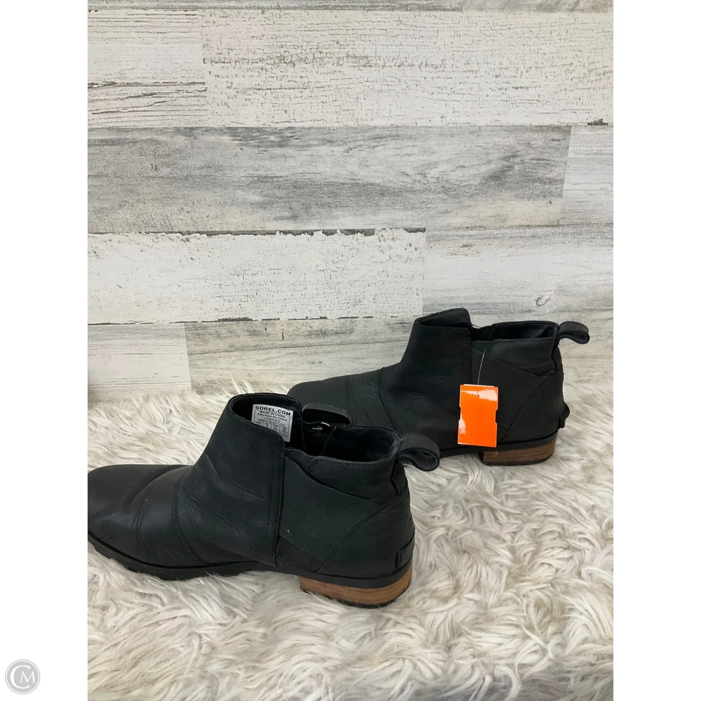 Boots Ankle Flats By Sorel In Black, Size: 11