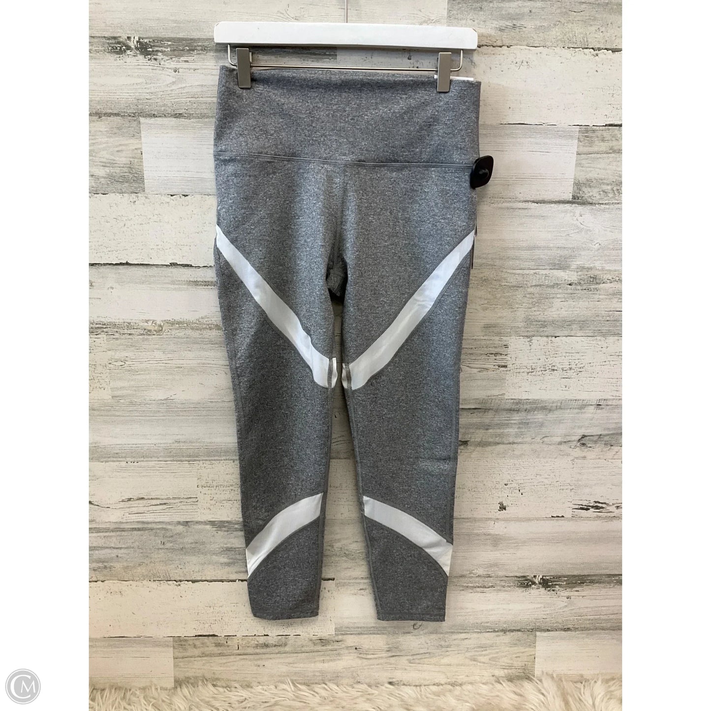 Athletic Leggings By Aerie In Grey, Size: L