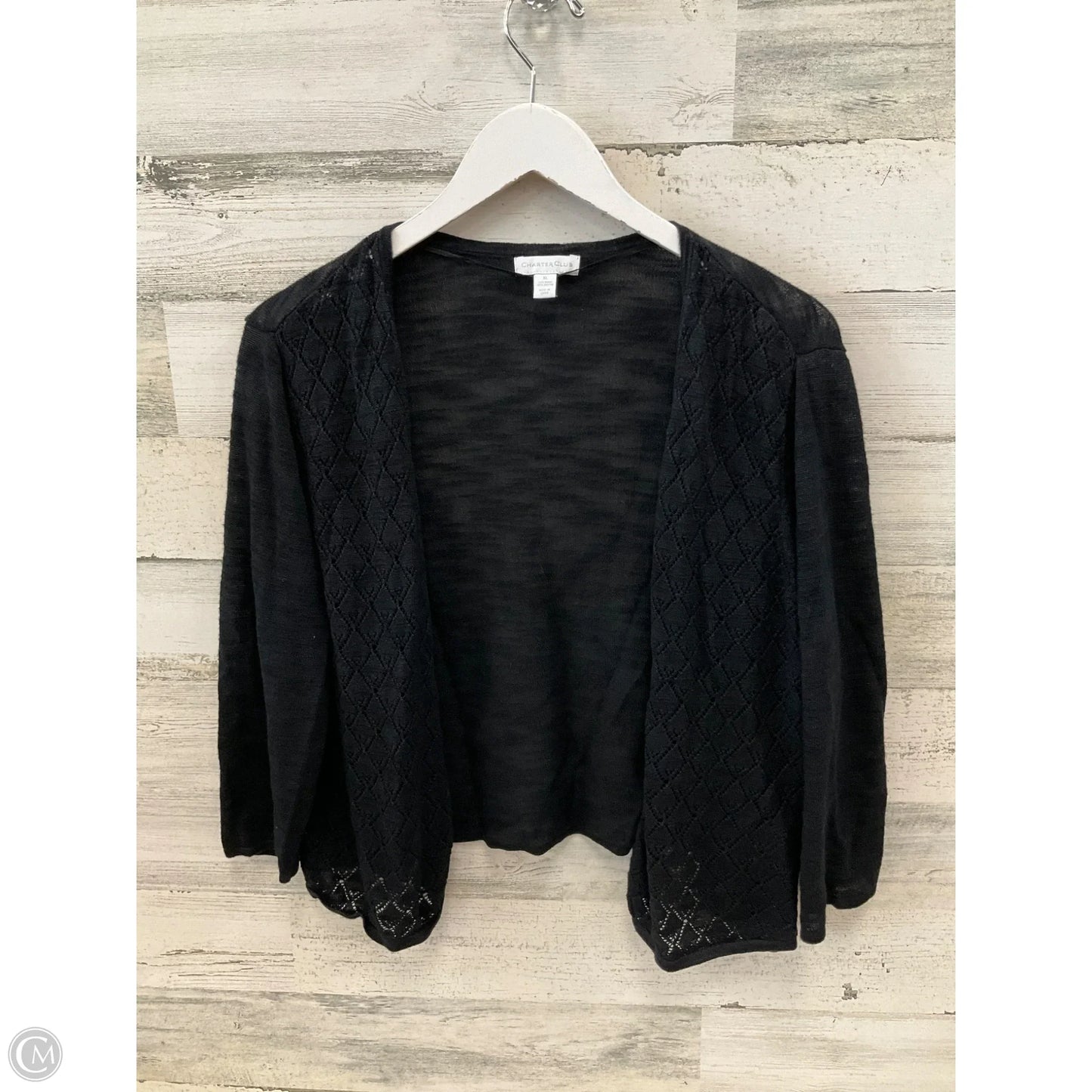 Bolero By Charter Club In Black, Size: Xl