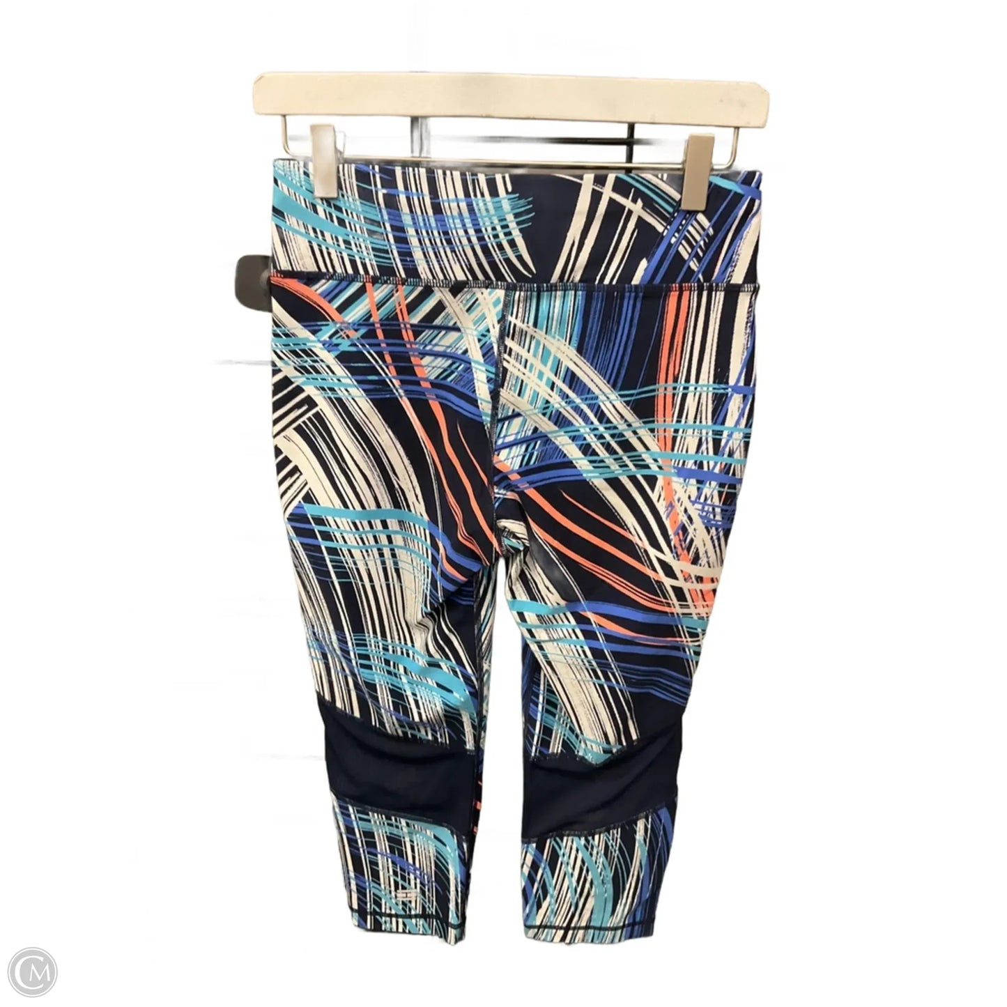Athletic Leggings Capris By Tommy Hilfiger In Blue, Size: M