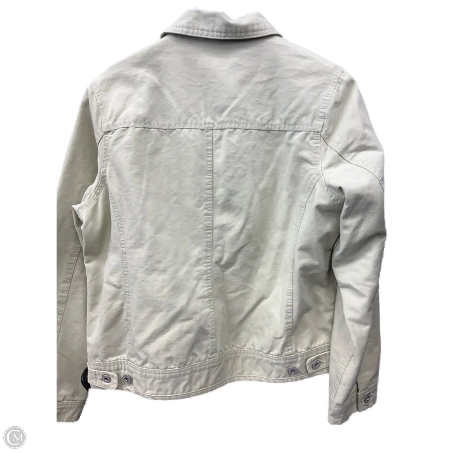 Jacket Denim By Clothes Mentor In Green, Size: M