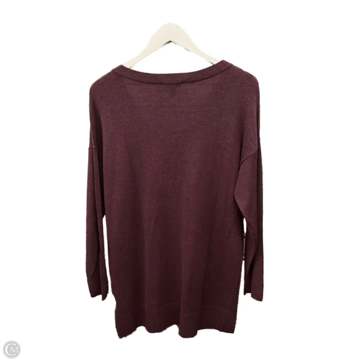 Sweater By Tribal In Maroon, Size: S