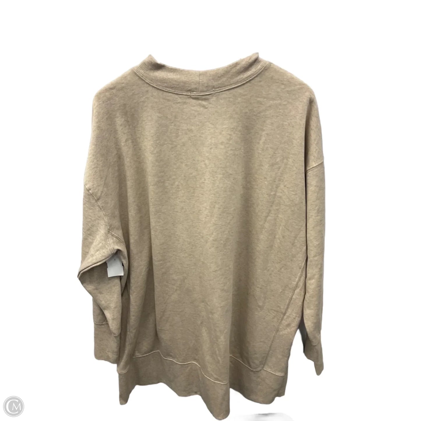 Sweatshirt Crewneck By Maurices In Beige, Size: 2x