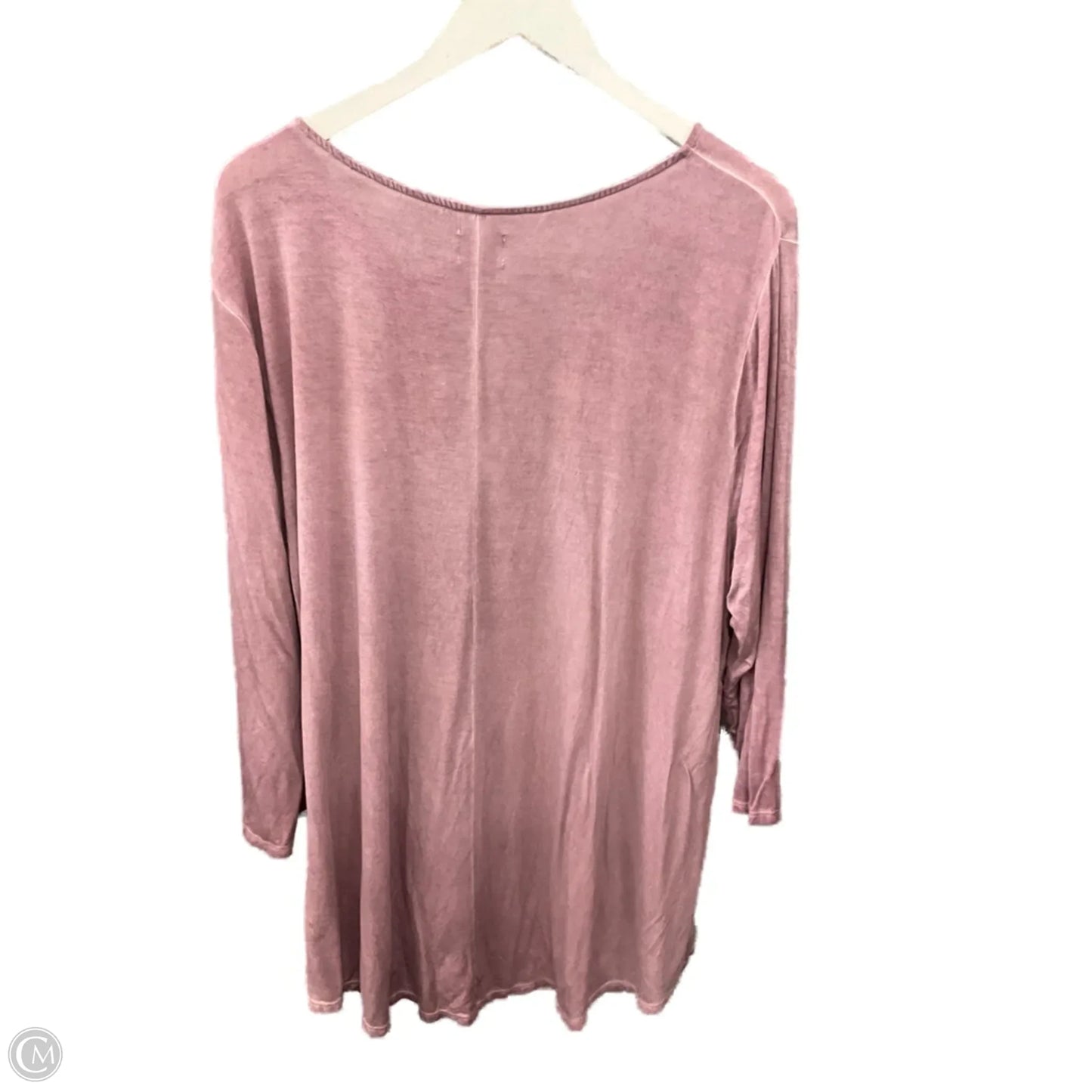 Top 3/4 Sleeve By Ultra Flirt In Purple, Size: 3x