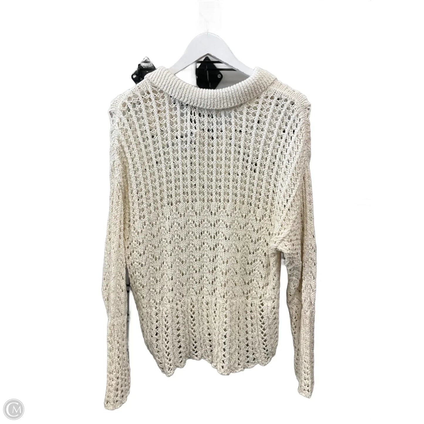 Sweater By American Eagle In Cream, Size: M