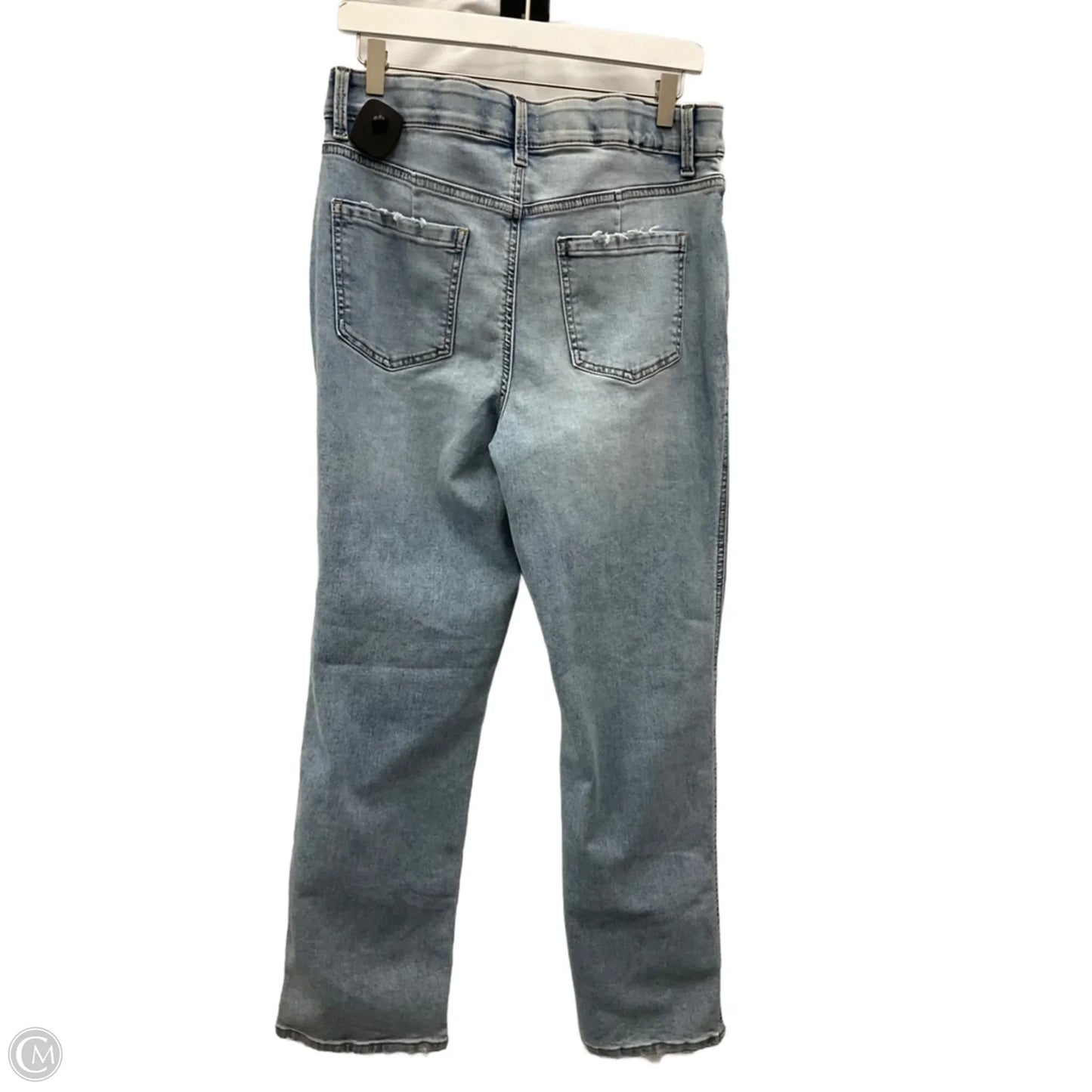 Jeans Straight By Maurices In Blue Denim, Size: 14