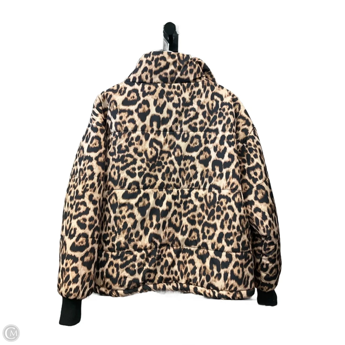 Jacket Puffer & Quilted By Marc New York In Animal Print, Size: L