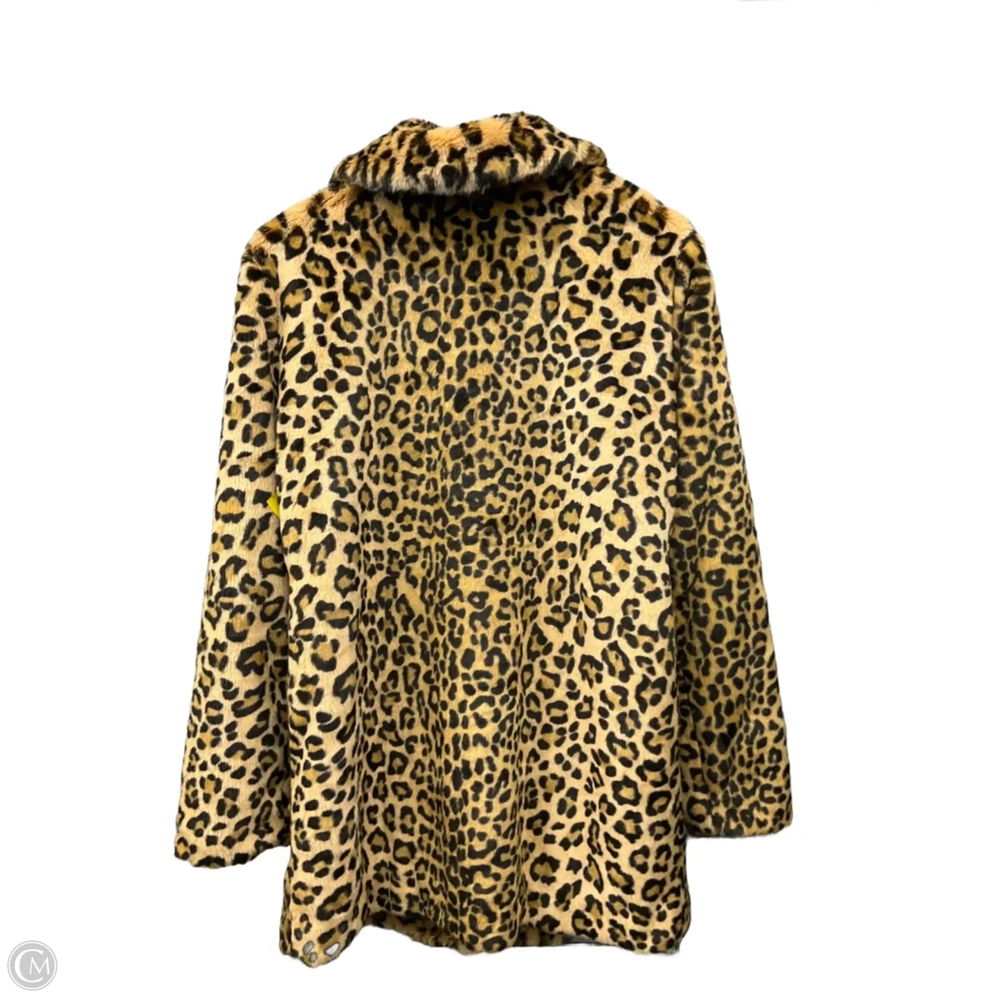 Jacket Faux Fur & Sherpa By Forever 21 In Animal Print, Size: L