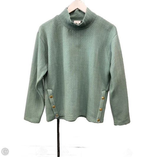 Top Long Sleeve By J. Crew In Green, Size: M