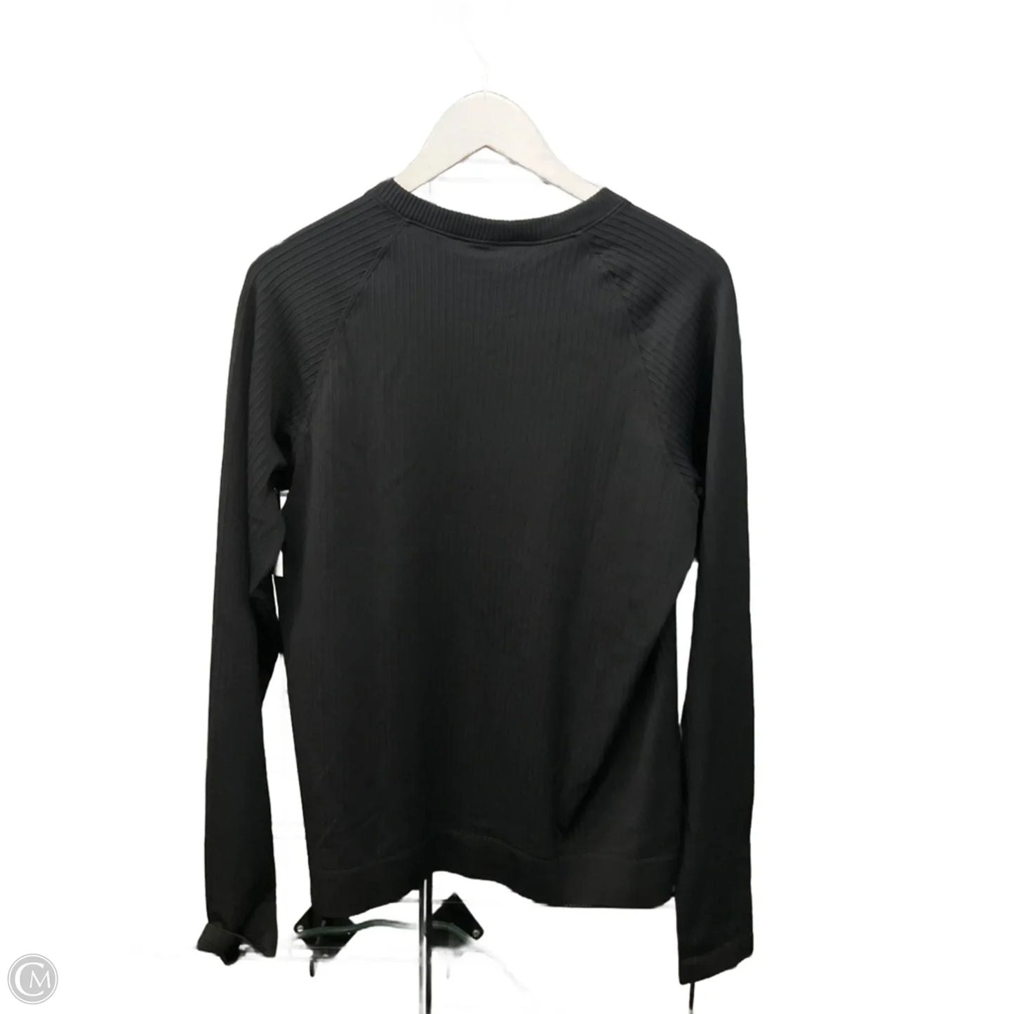 Athletic Top Long Sleeve Crewneck By Lululemon In Black, Size: 14